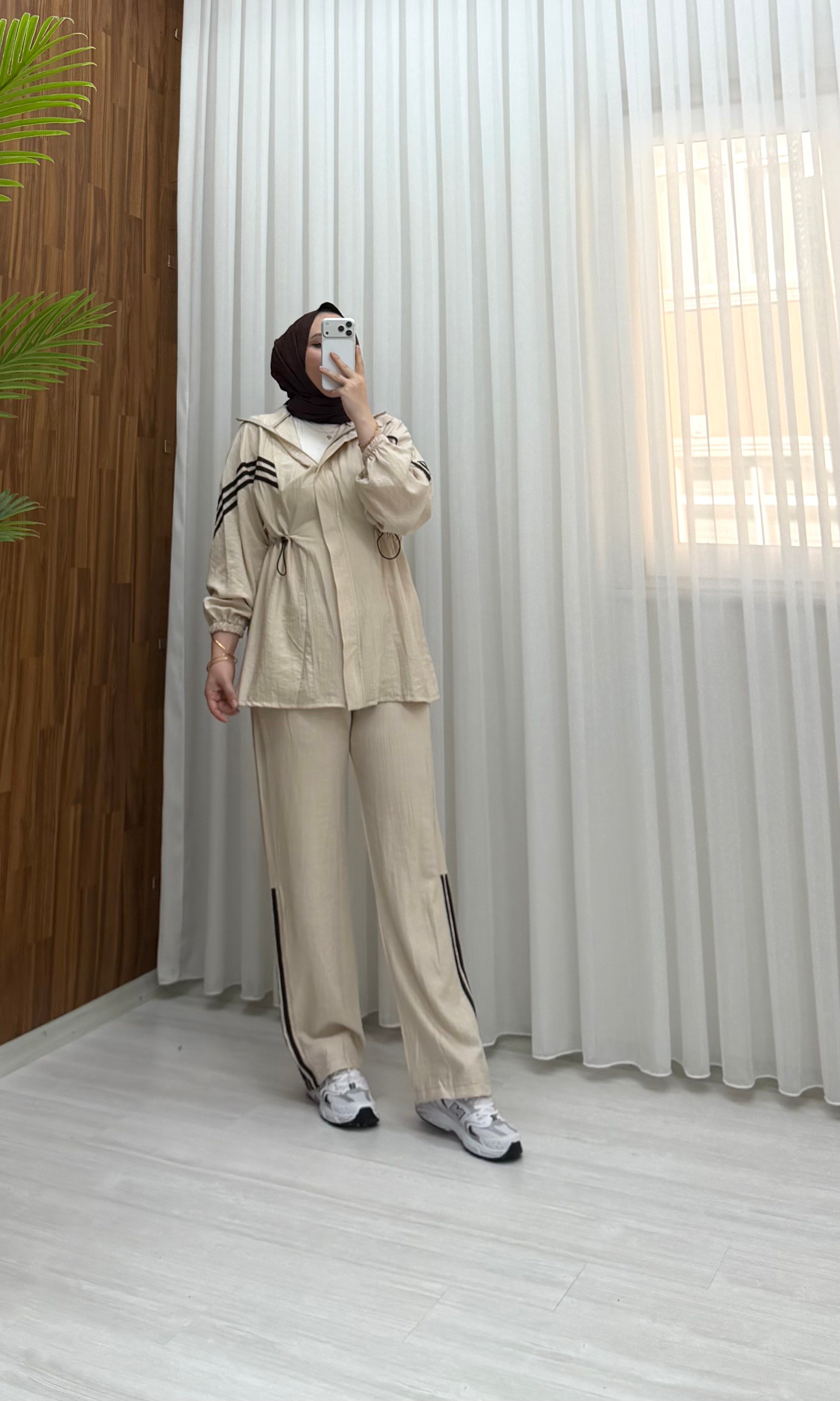 Plise Bürümcük Kumaş Spor Takım Bej 22910 