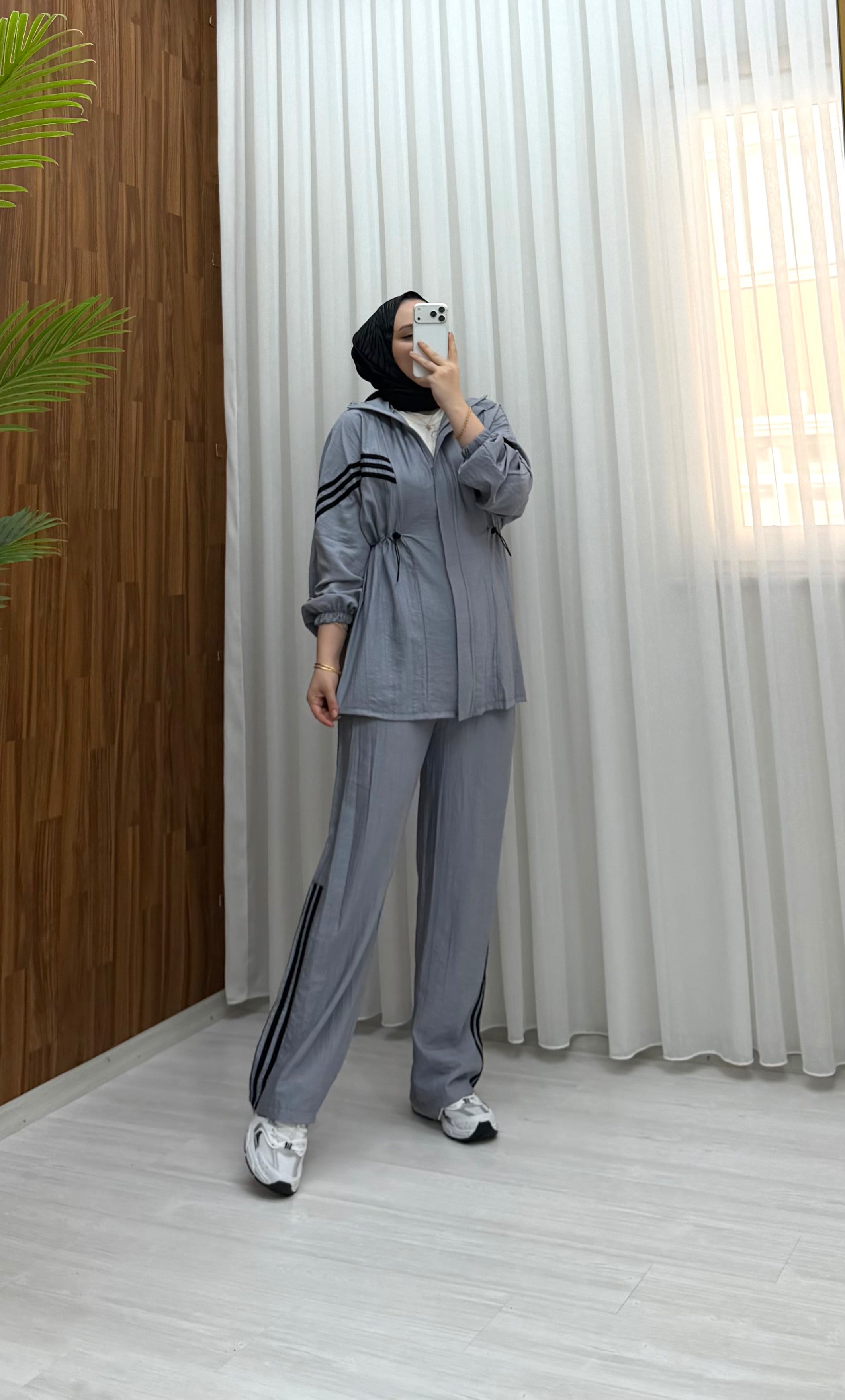 Plise Bürümcük Kumaş Spor Takım Antrasit 22910 