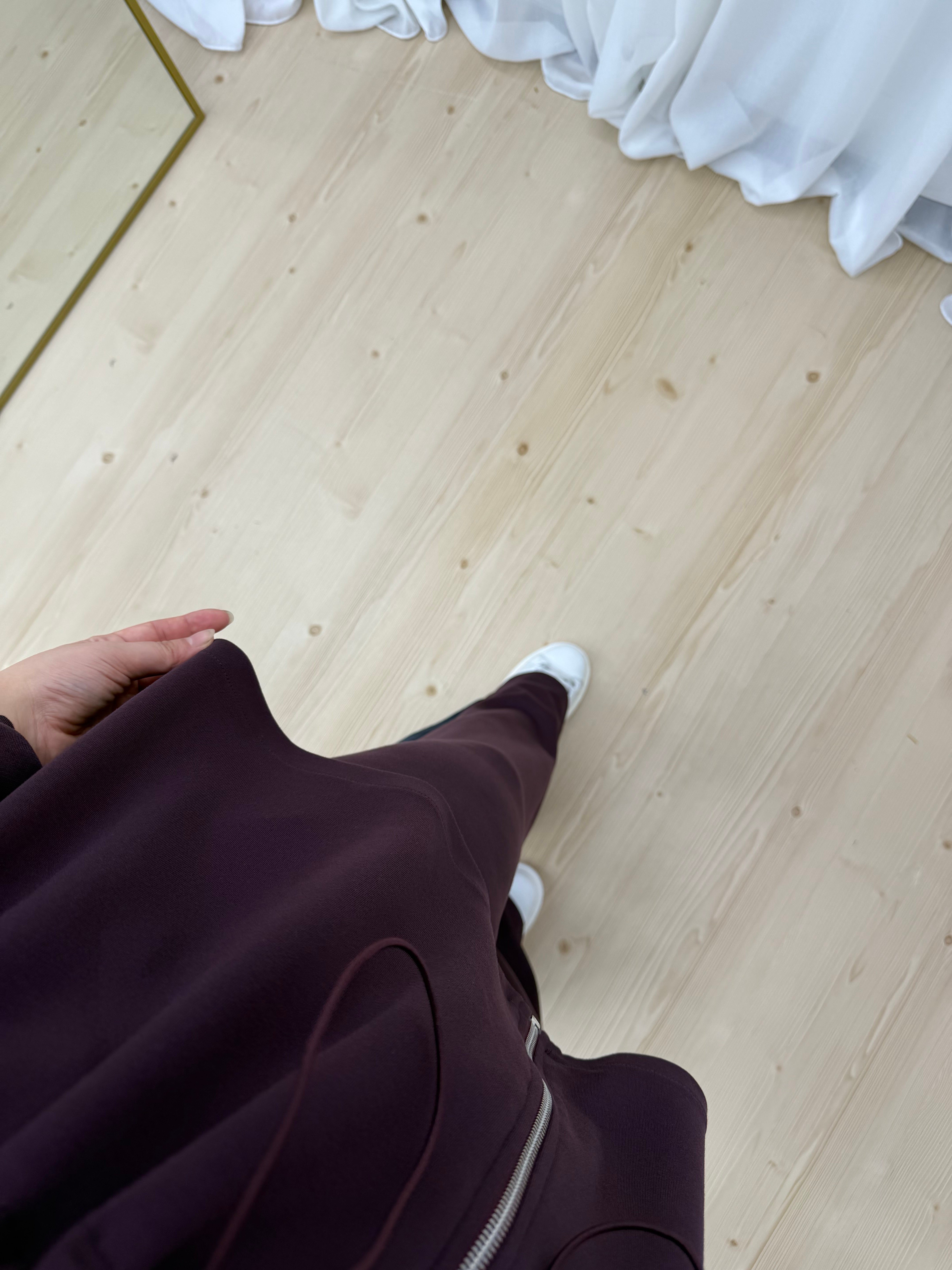 Plise Garnili Oysho Takım Mürdüm 22945 