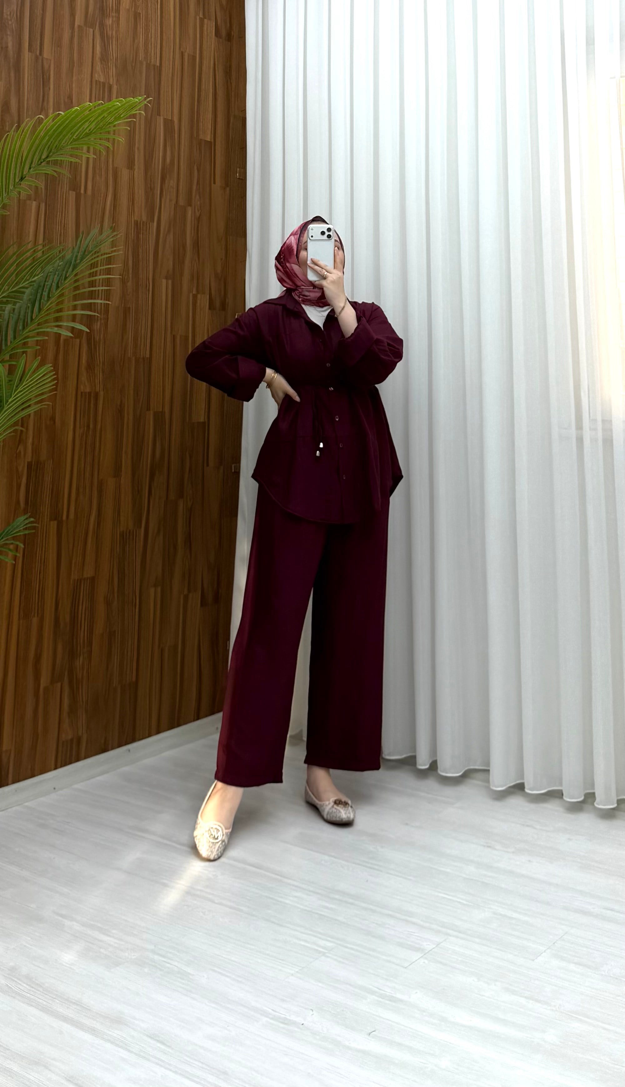 Sole Bürümcük Takım Bordo 2311 