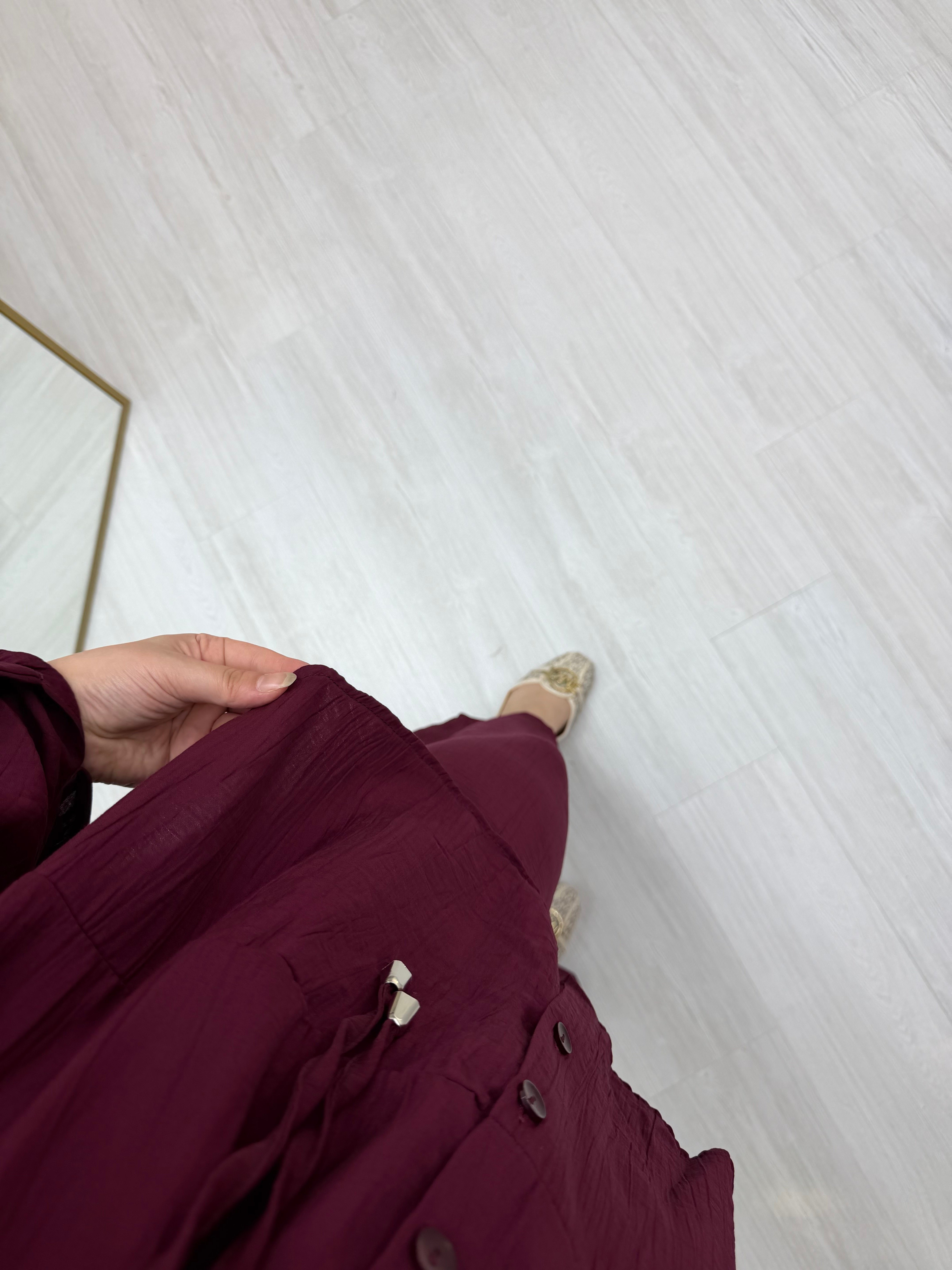 Sole Bürümcük Takım Bordo 2311 