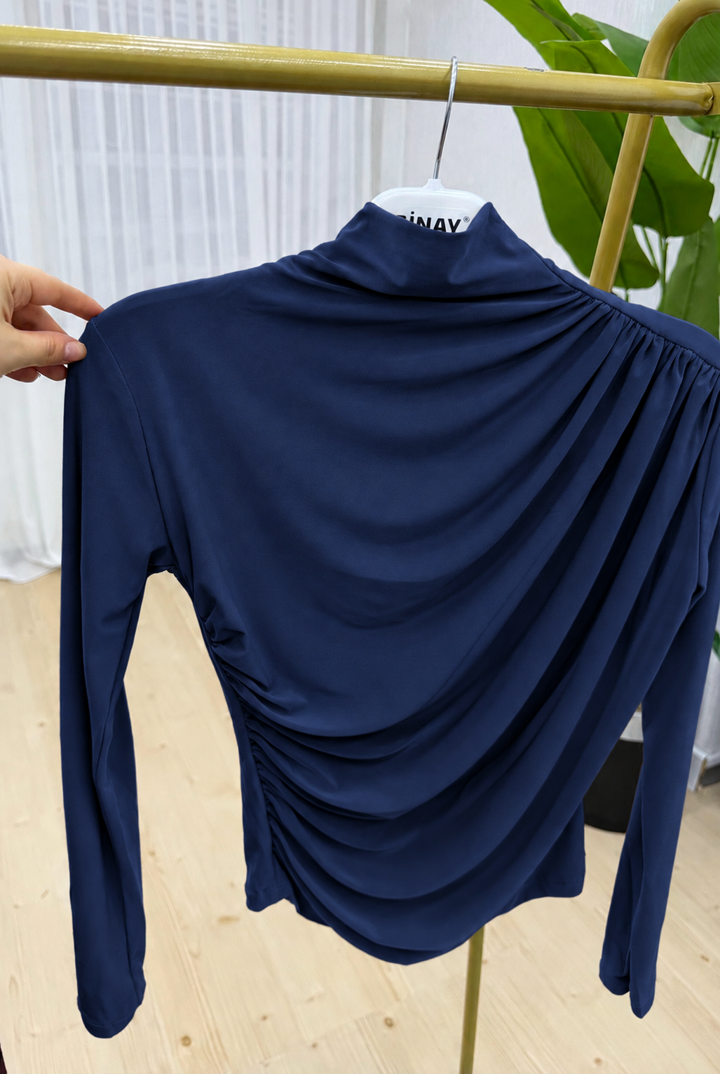 Taba Çapraz Tunik Lacivert 3108 