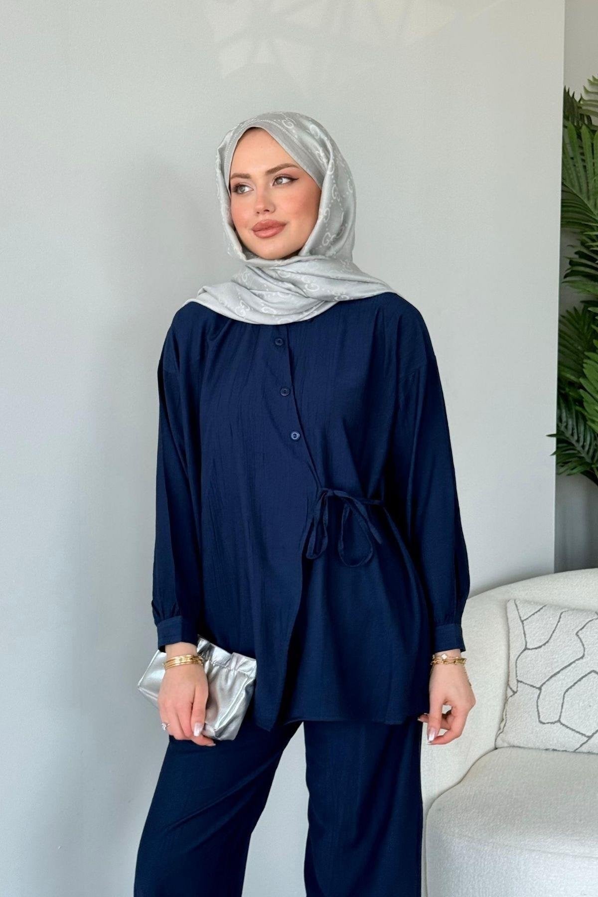 Qup Mioza Takım Lacivert 3130 