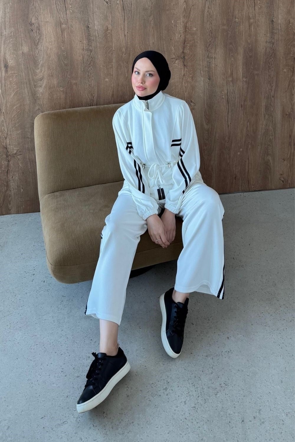 Qup Sportif Şerit DTY Oyşho Takım Beyaz 4031 