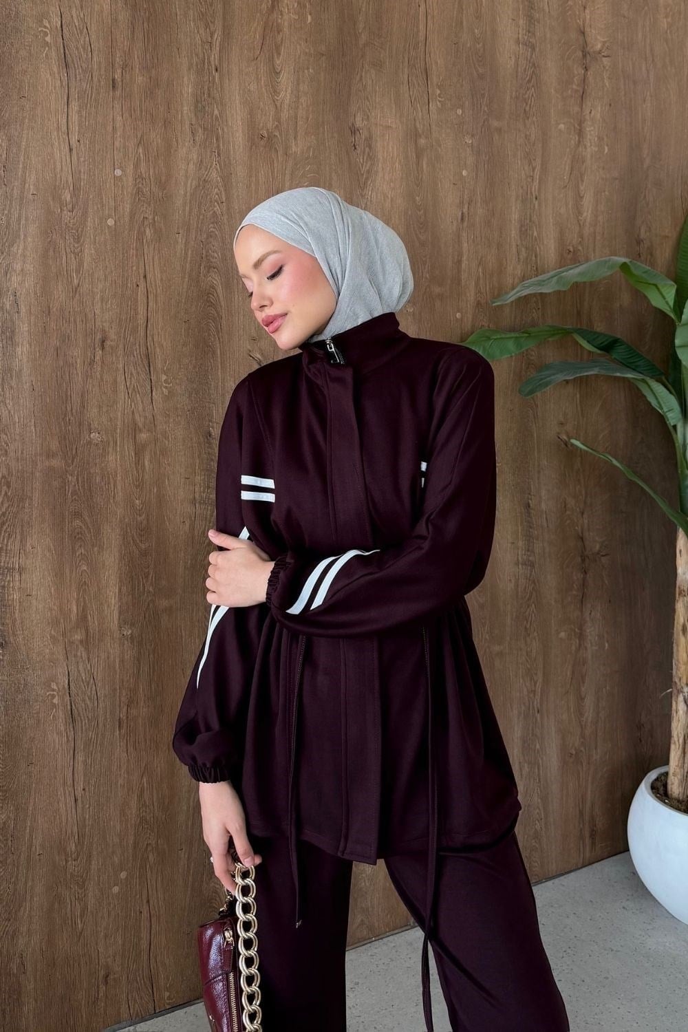 Qup Sportif Şerit DTY Oyşho Takım Bordo 4031 