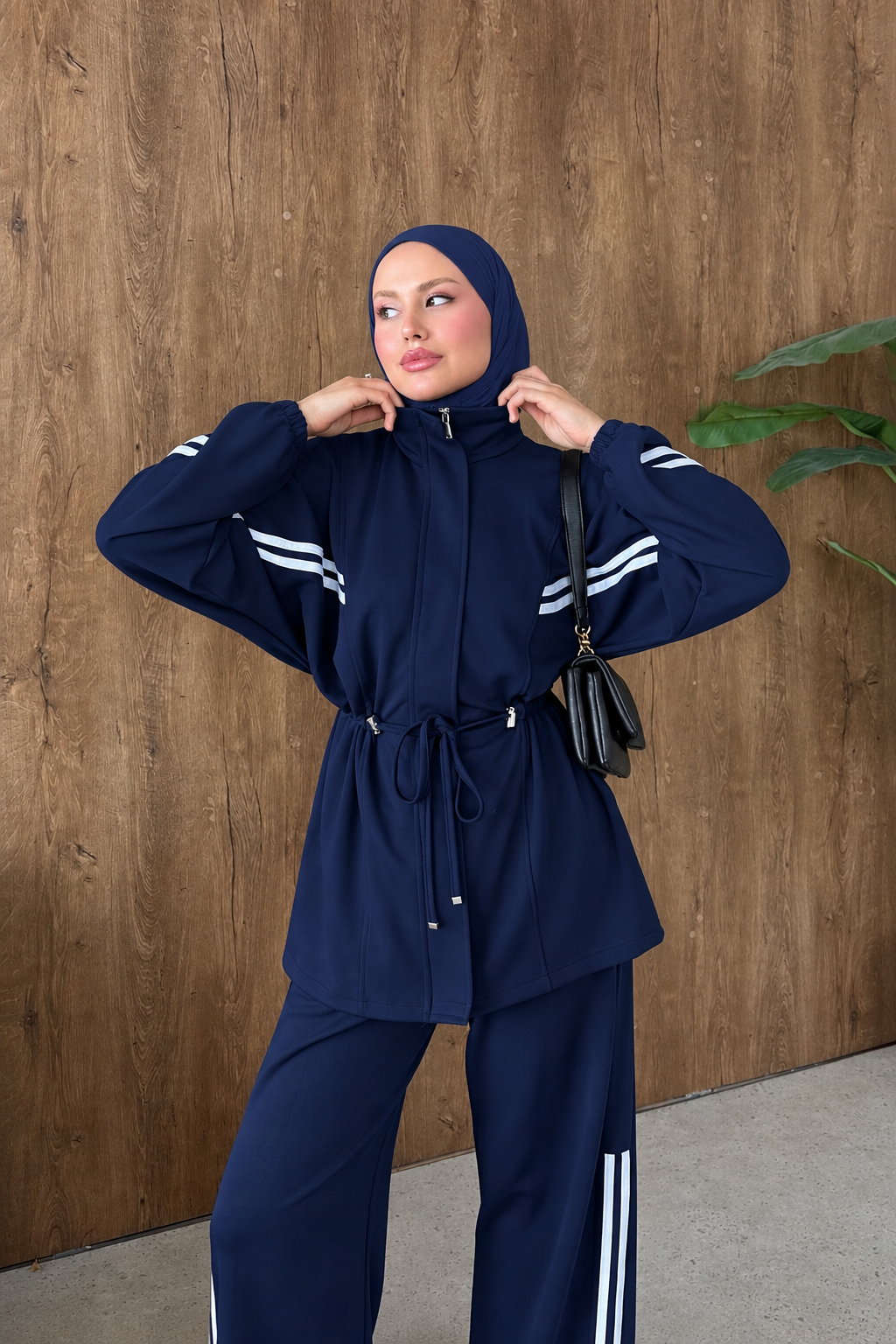 Qup Sportif Şerit DTY Oyşho Takım Lacivert 4031 