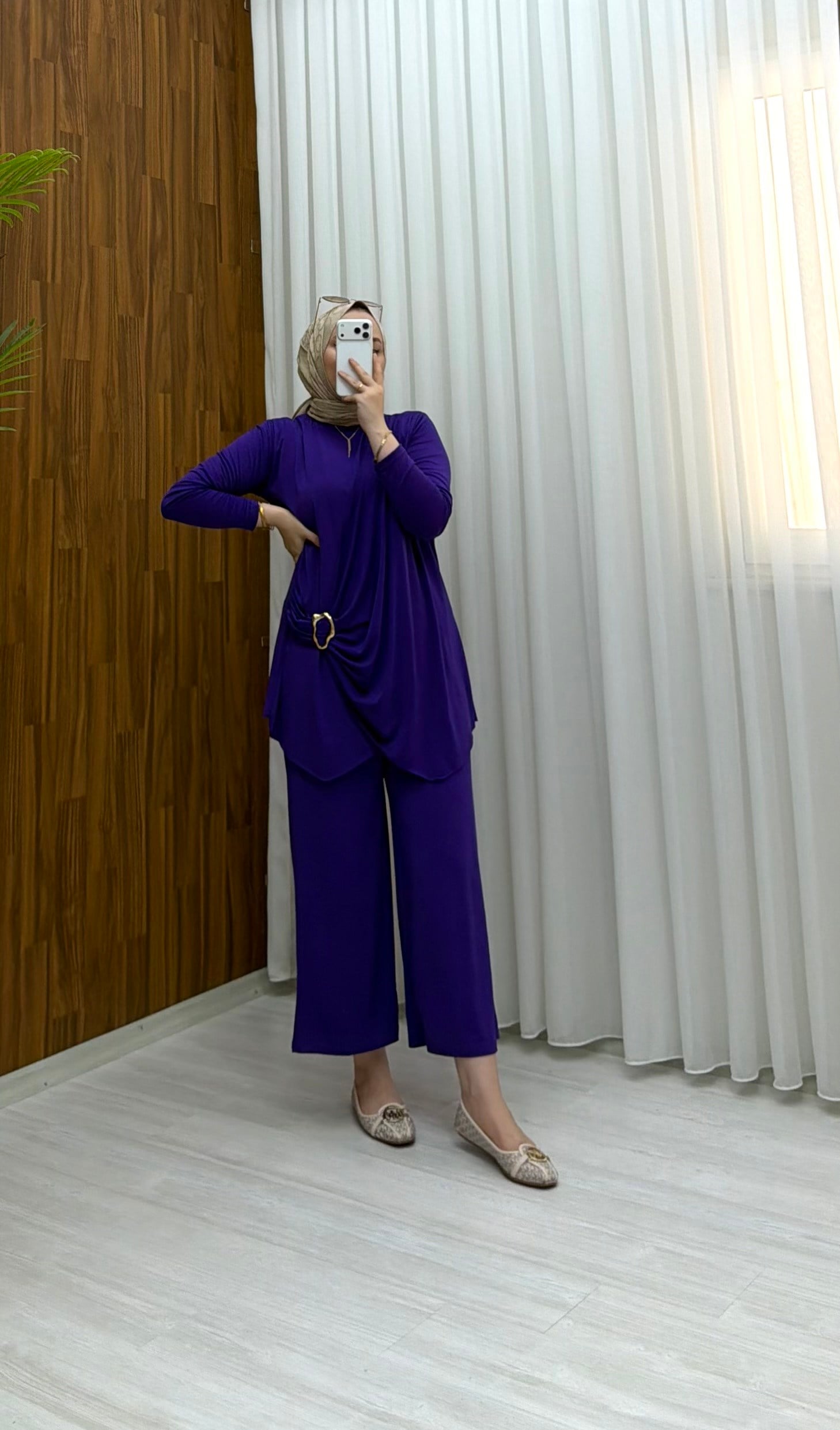 Nirvana Sendy Takım Mor 4444 