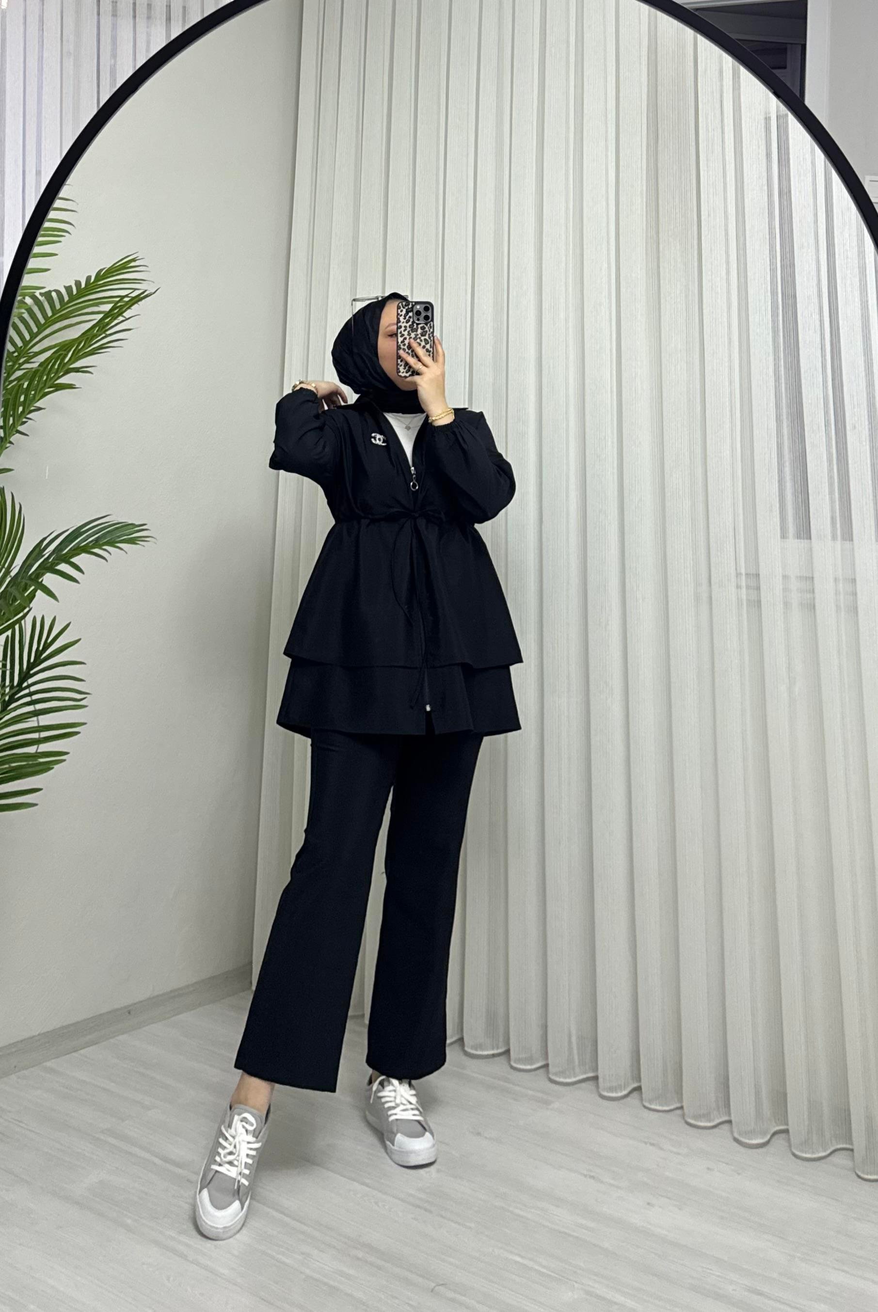 Binay Kat Kat Kupra Takım Siyah 