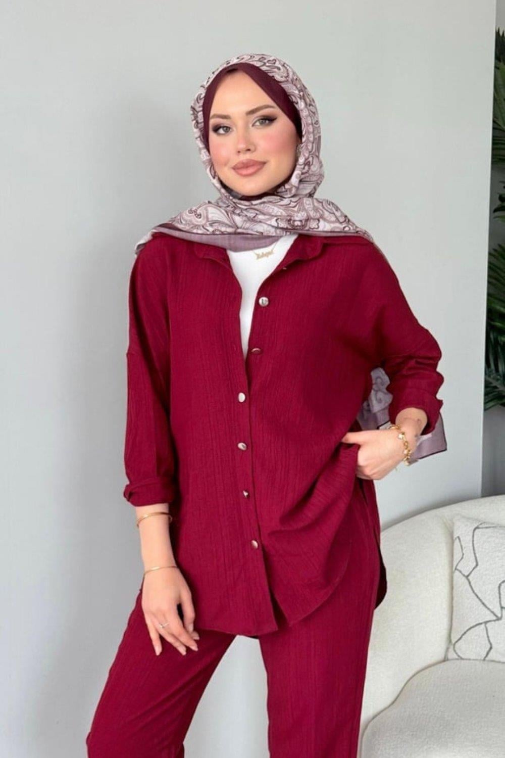 Bürümcük Takım Bordo (53)