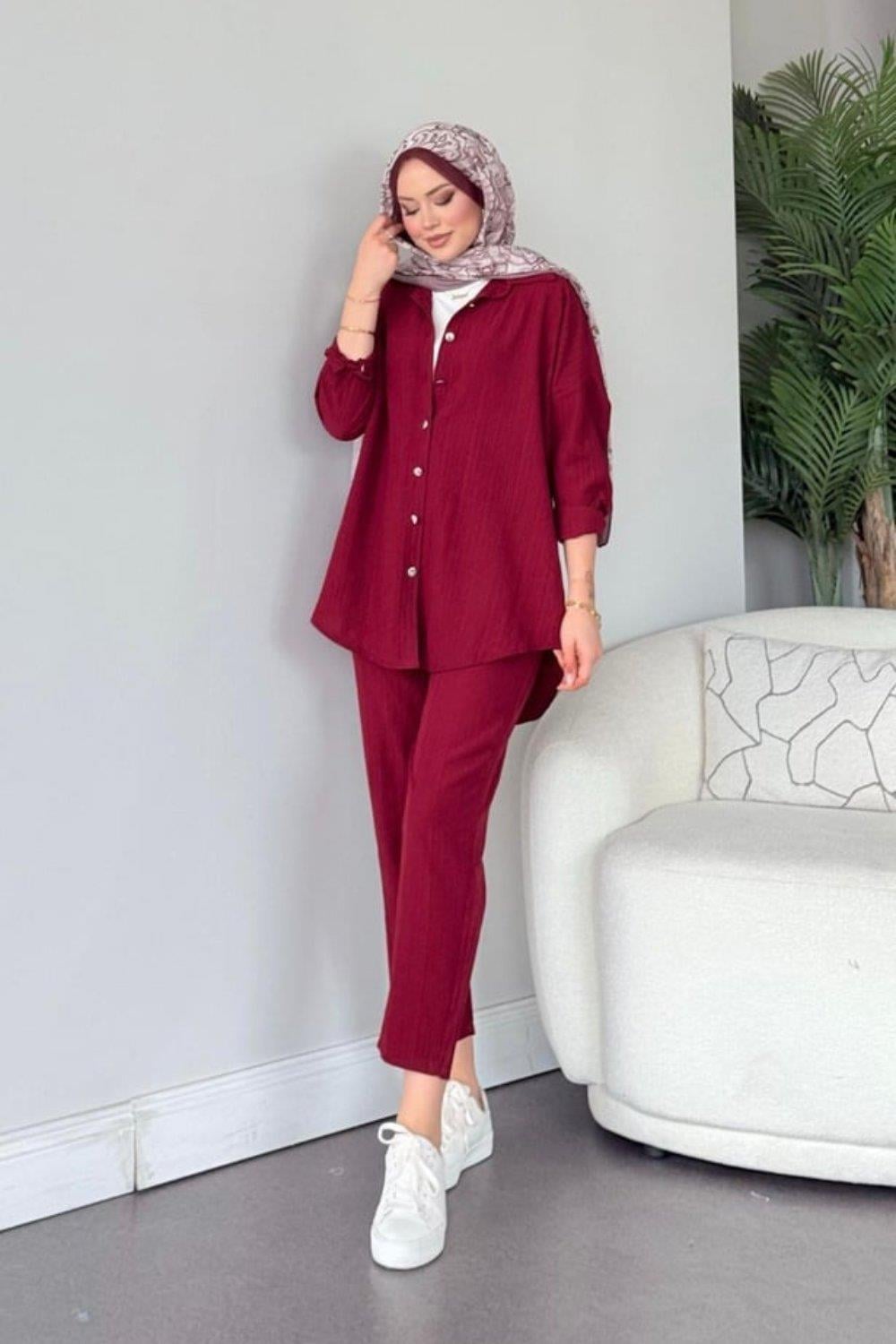 Bürümcük Takım Bordo (53)