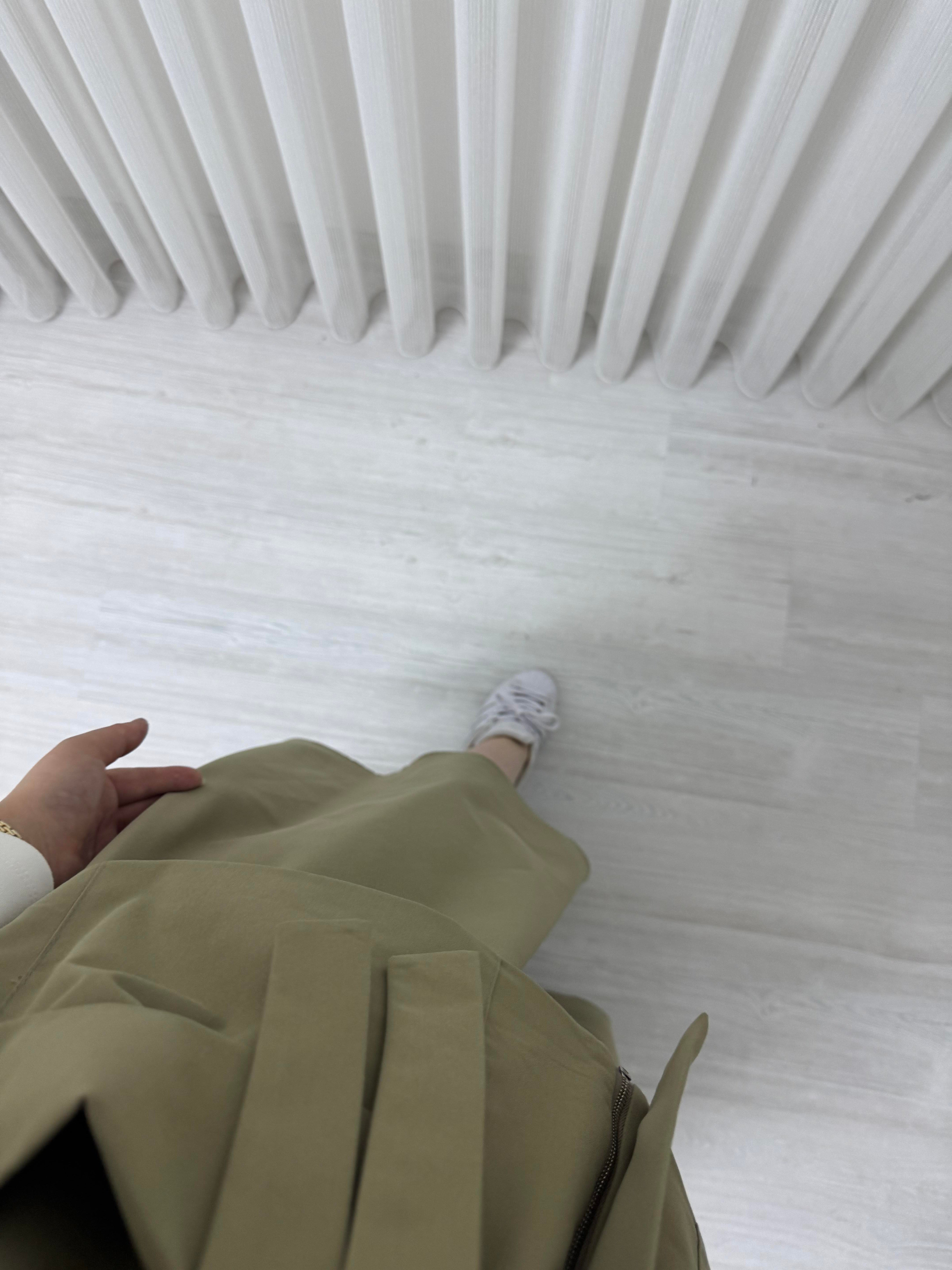 Line Etekli Yelekli Takım Haki