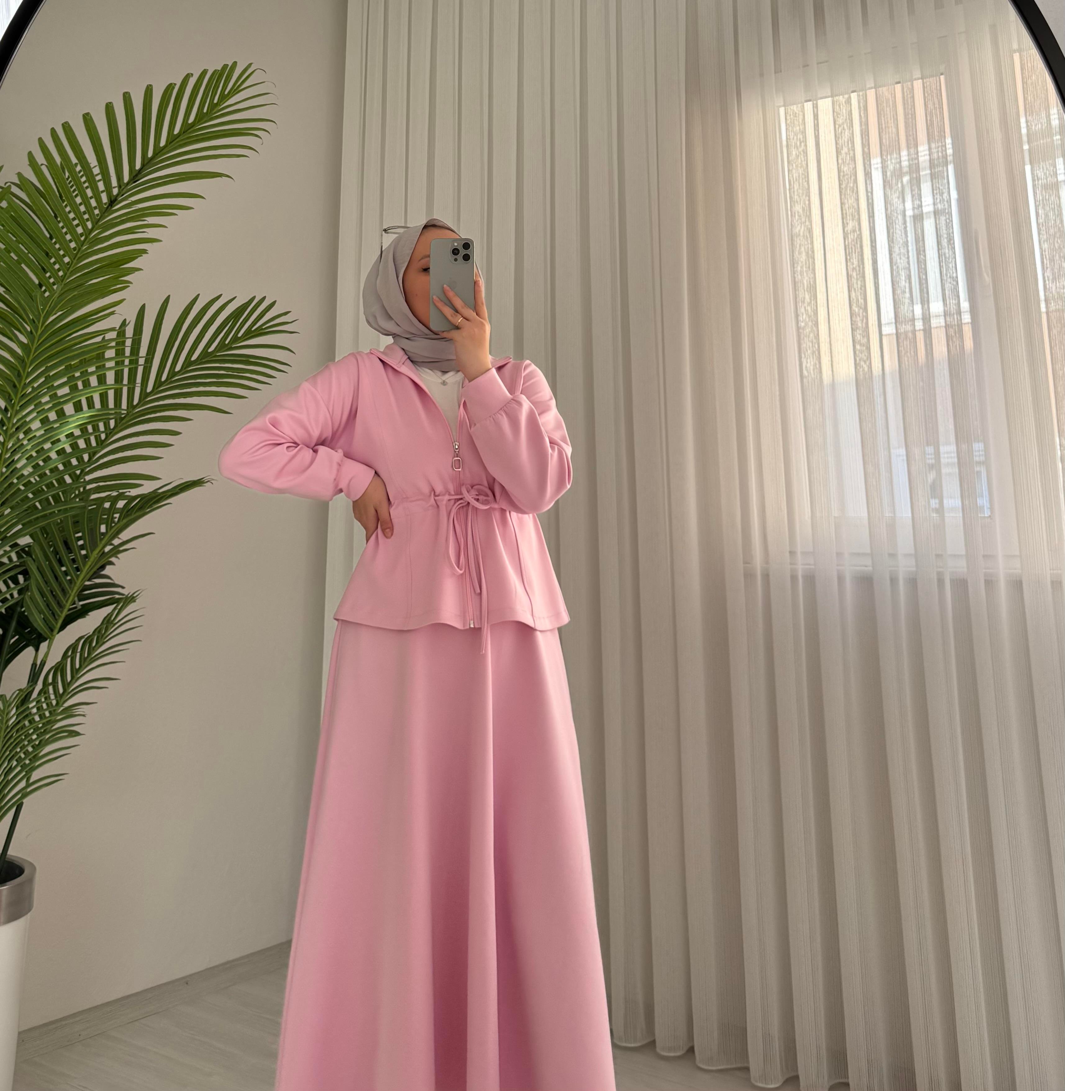 Line Scuba Etekli Takım Pembe