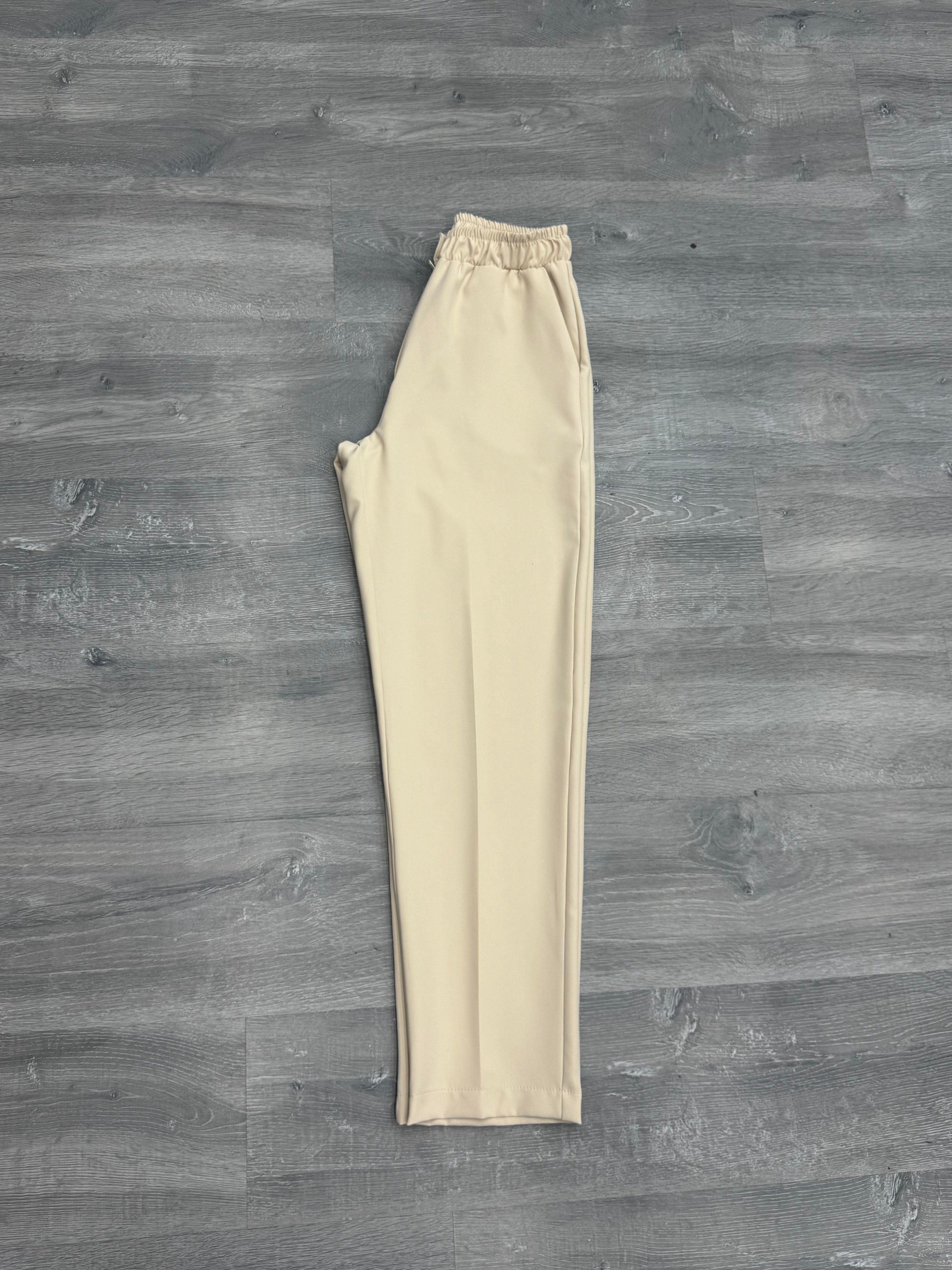 Plise Zara Muadil Kalem pantolon Bej