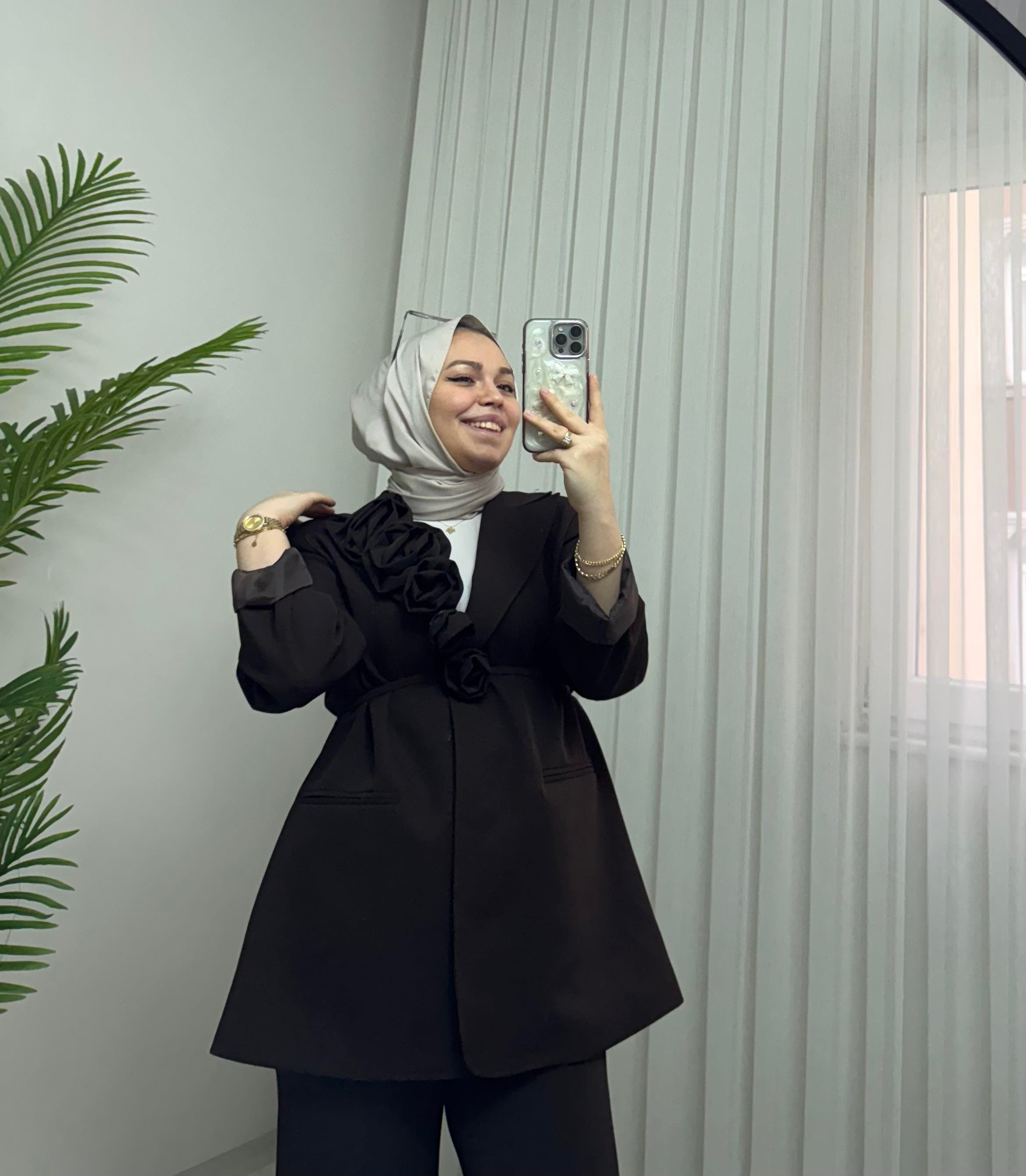 Poli Astarlı Gül (seyyar) Takım Kahve