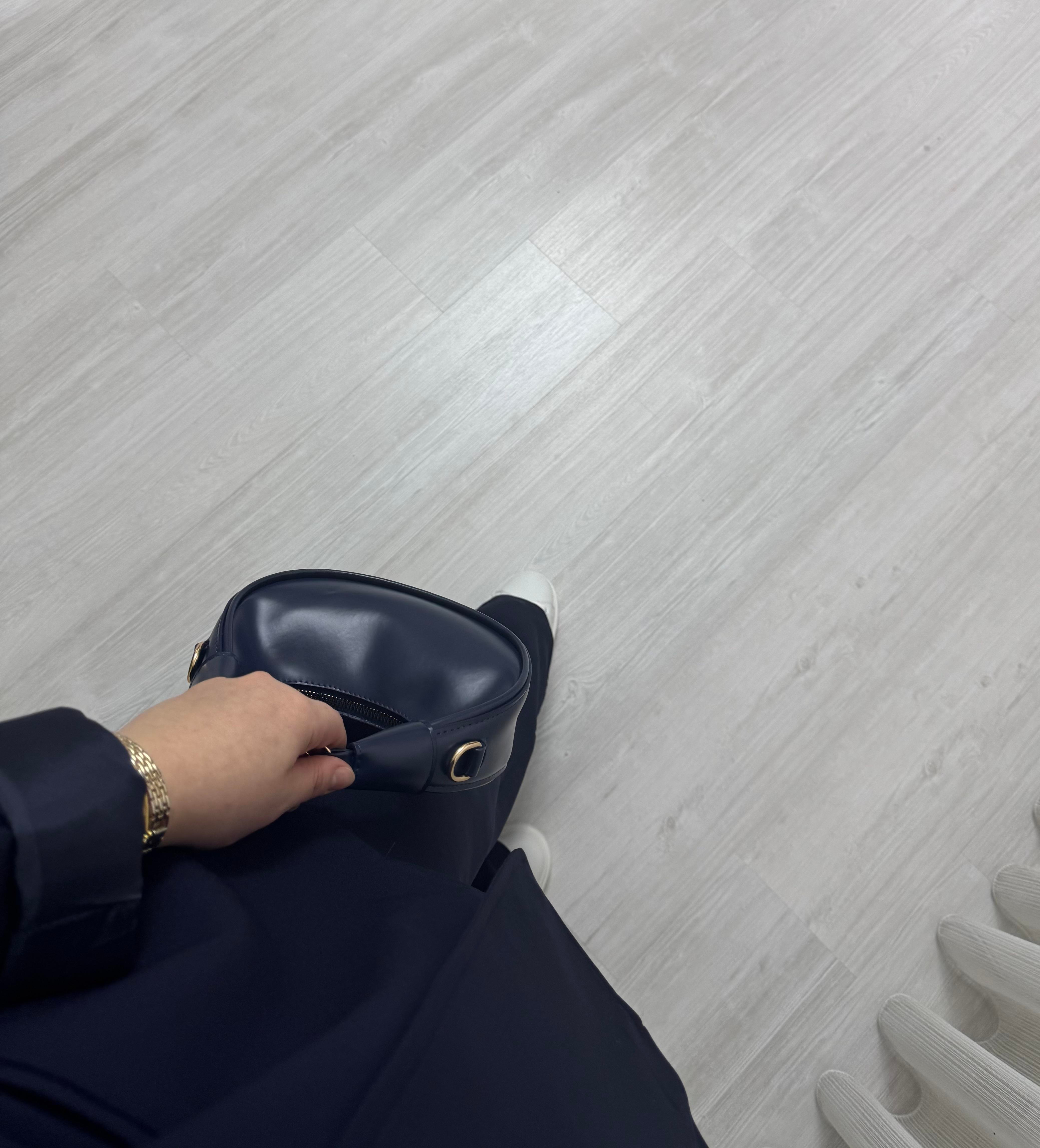 Poli Astarlı Gül (seyyar) Takım Lacivert