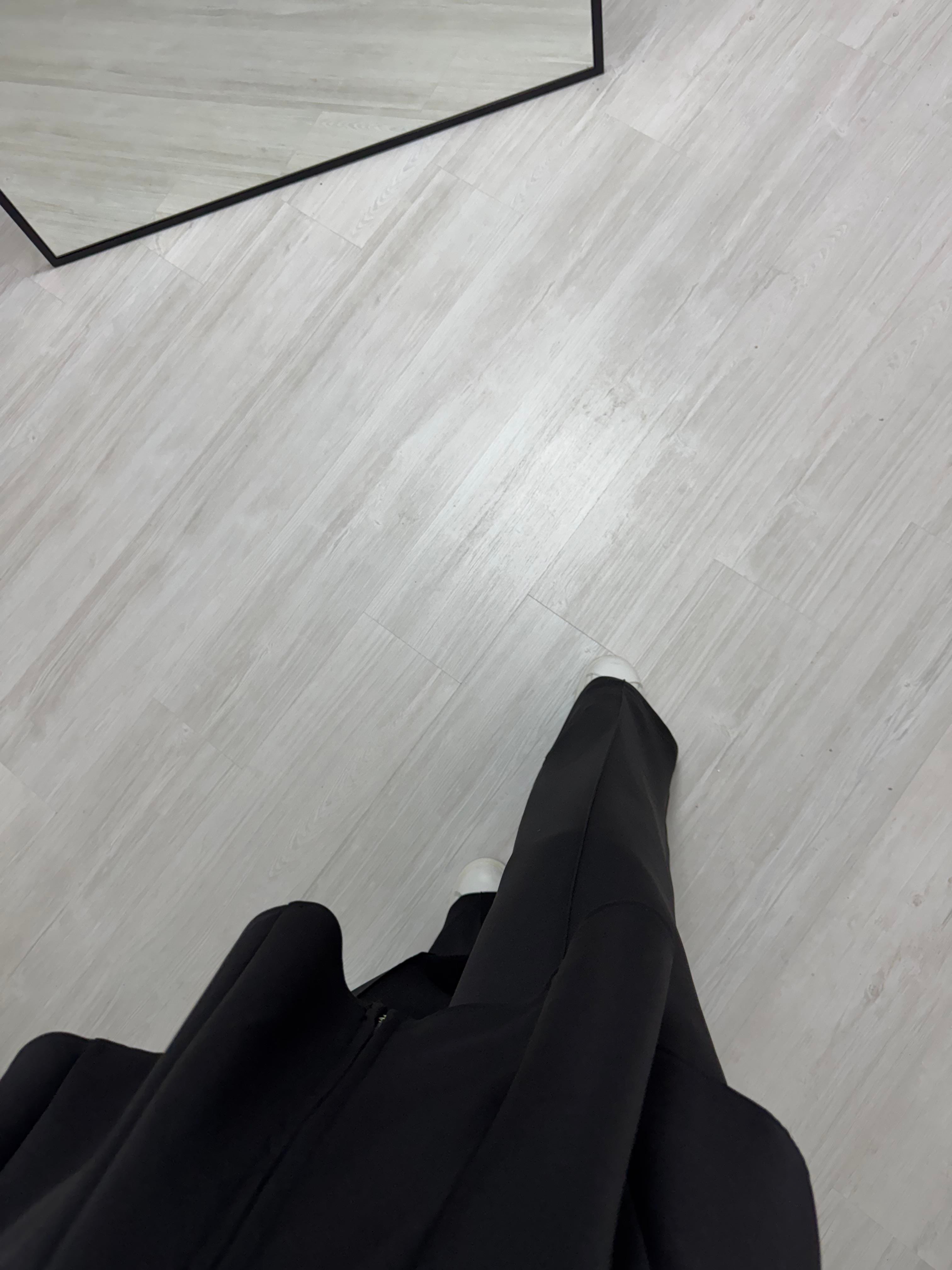 Poli Biyeli Kemerli Scuba Takım Siyah 