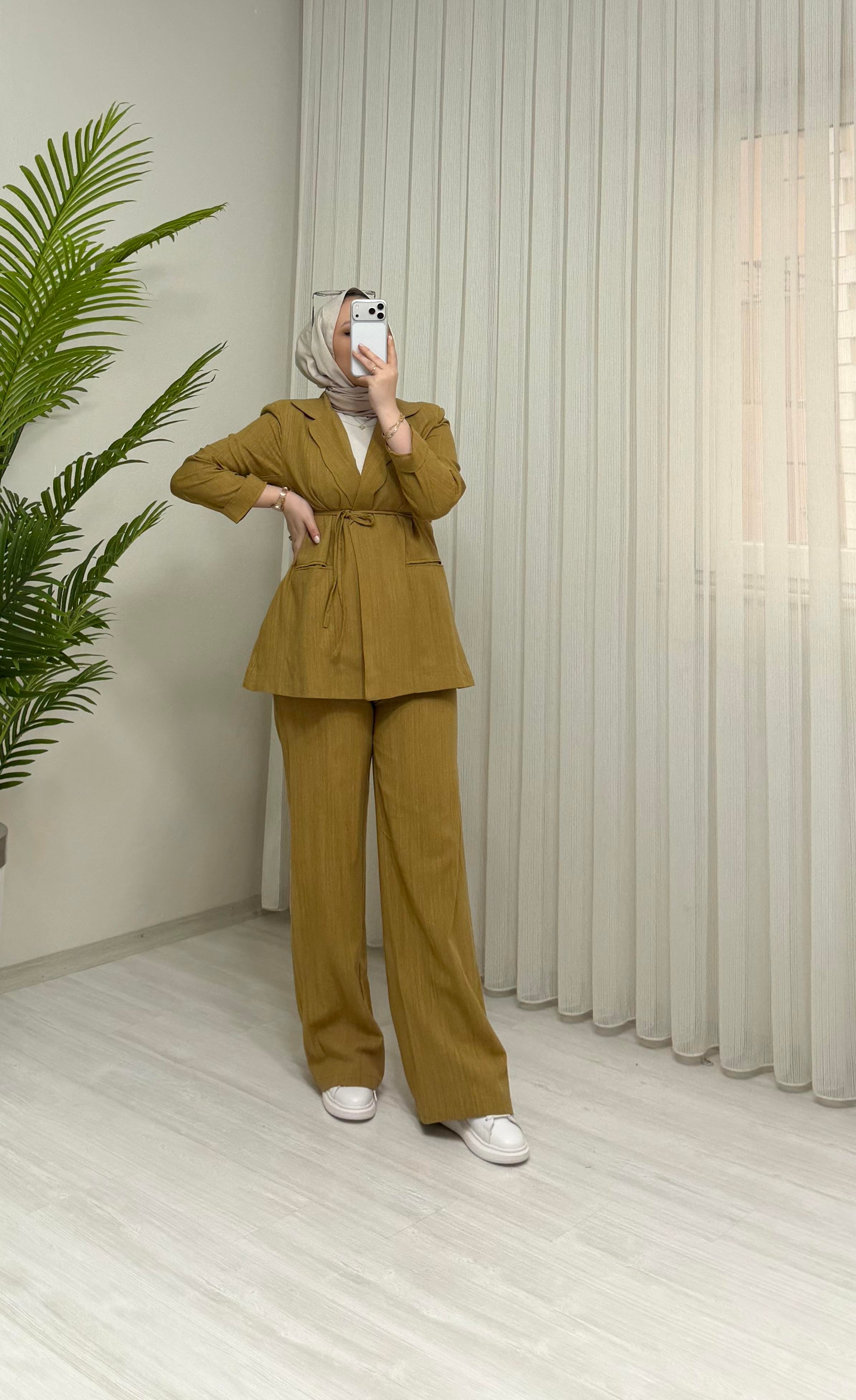 Poli Keten Takım Camel