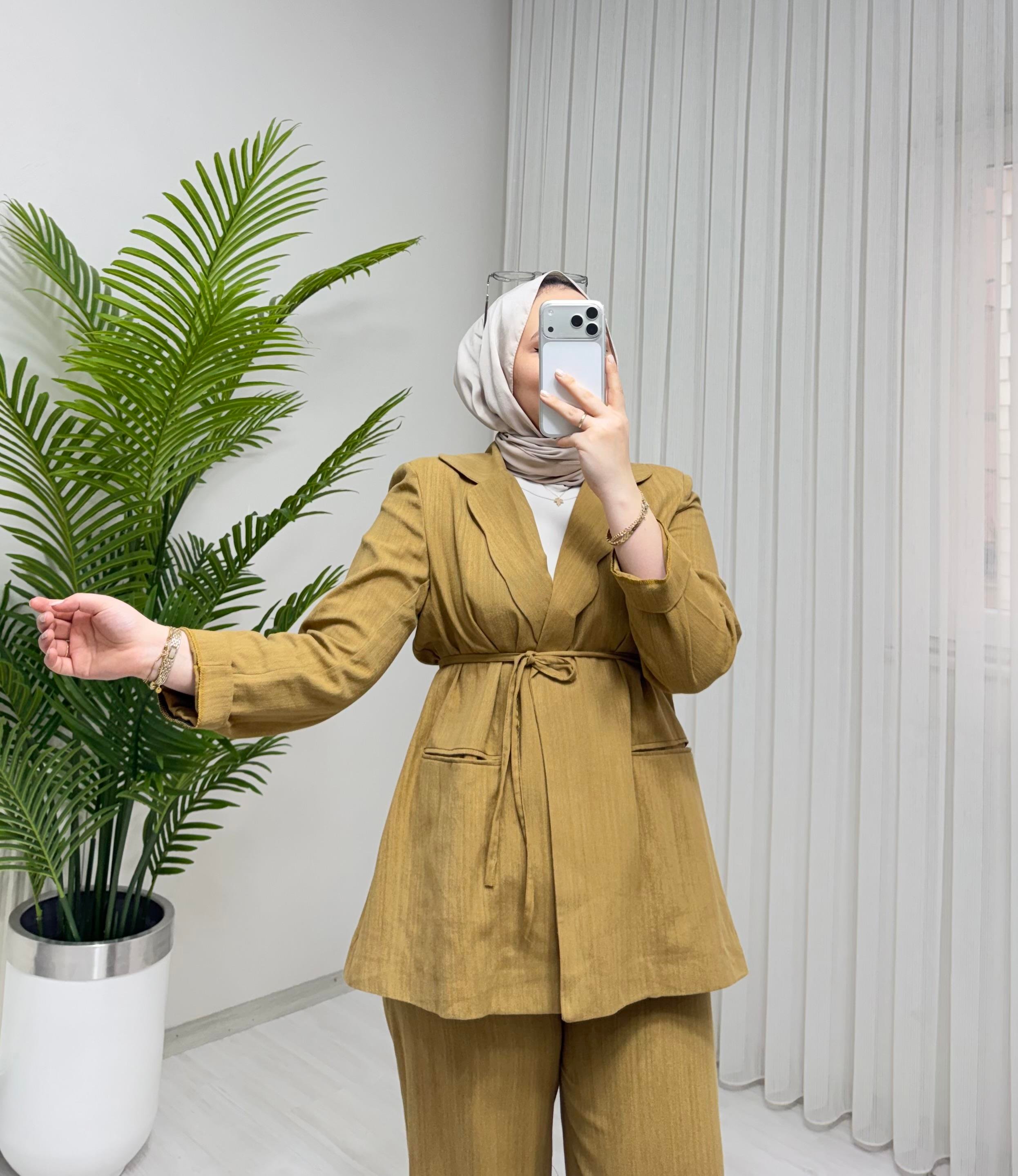 Poli Keten Takım Camel