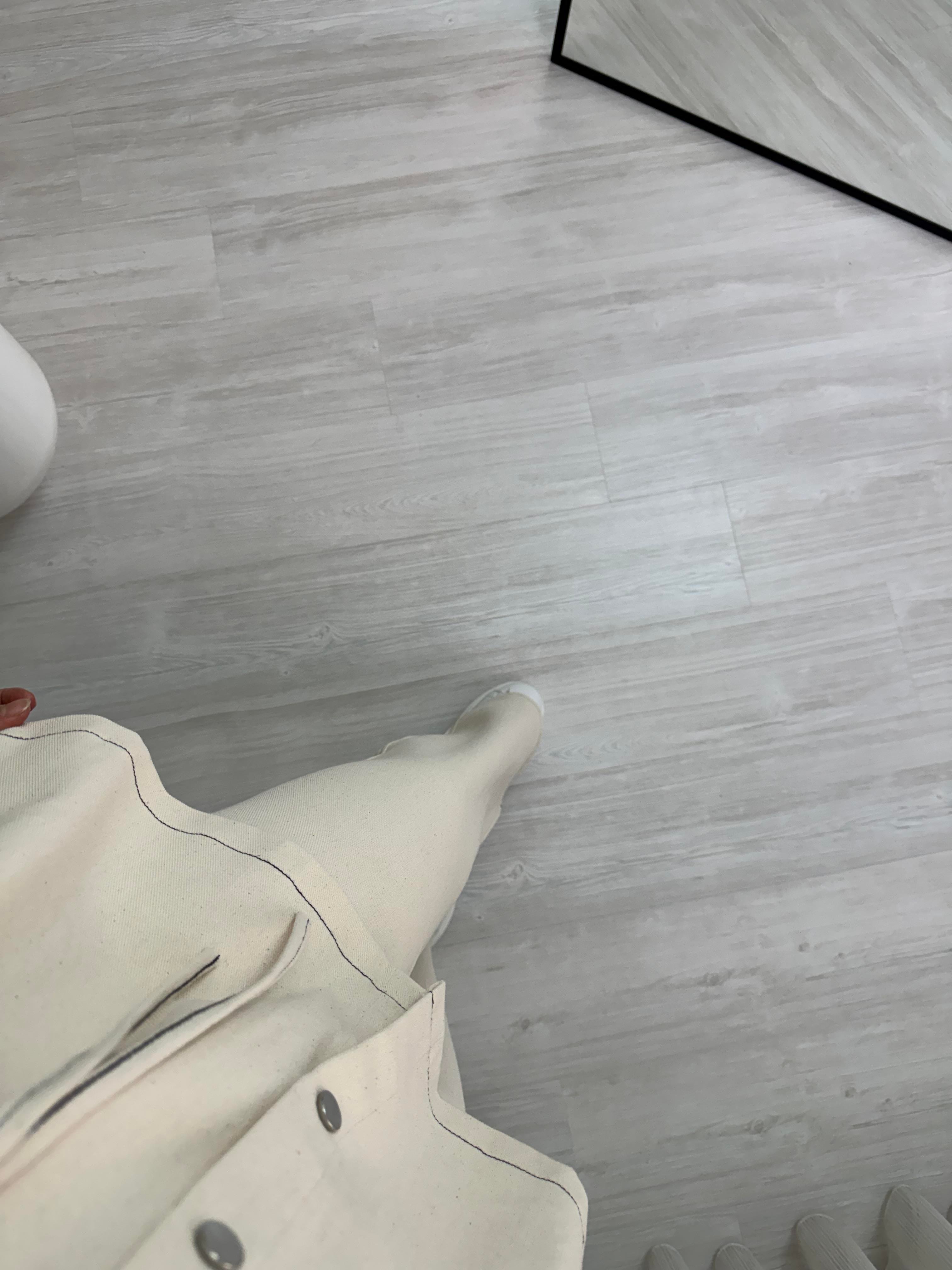 Poli Pelerin Detay Gabardin Kot Kumaş Takım Bej