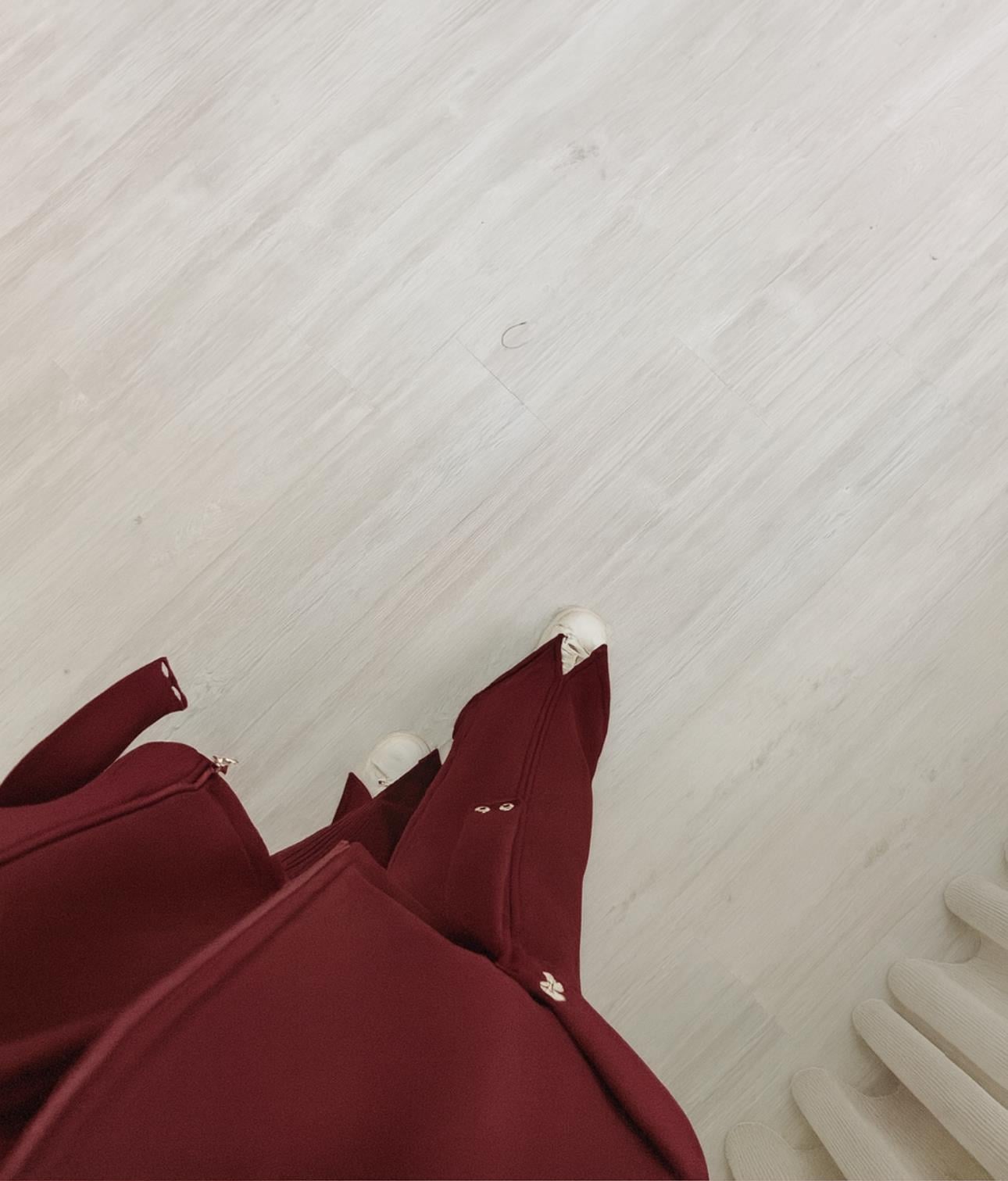 Poli Şardonlu Altı Kemerli Takım Bordo