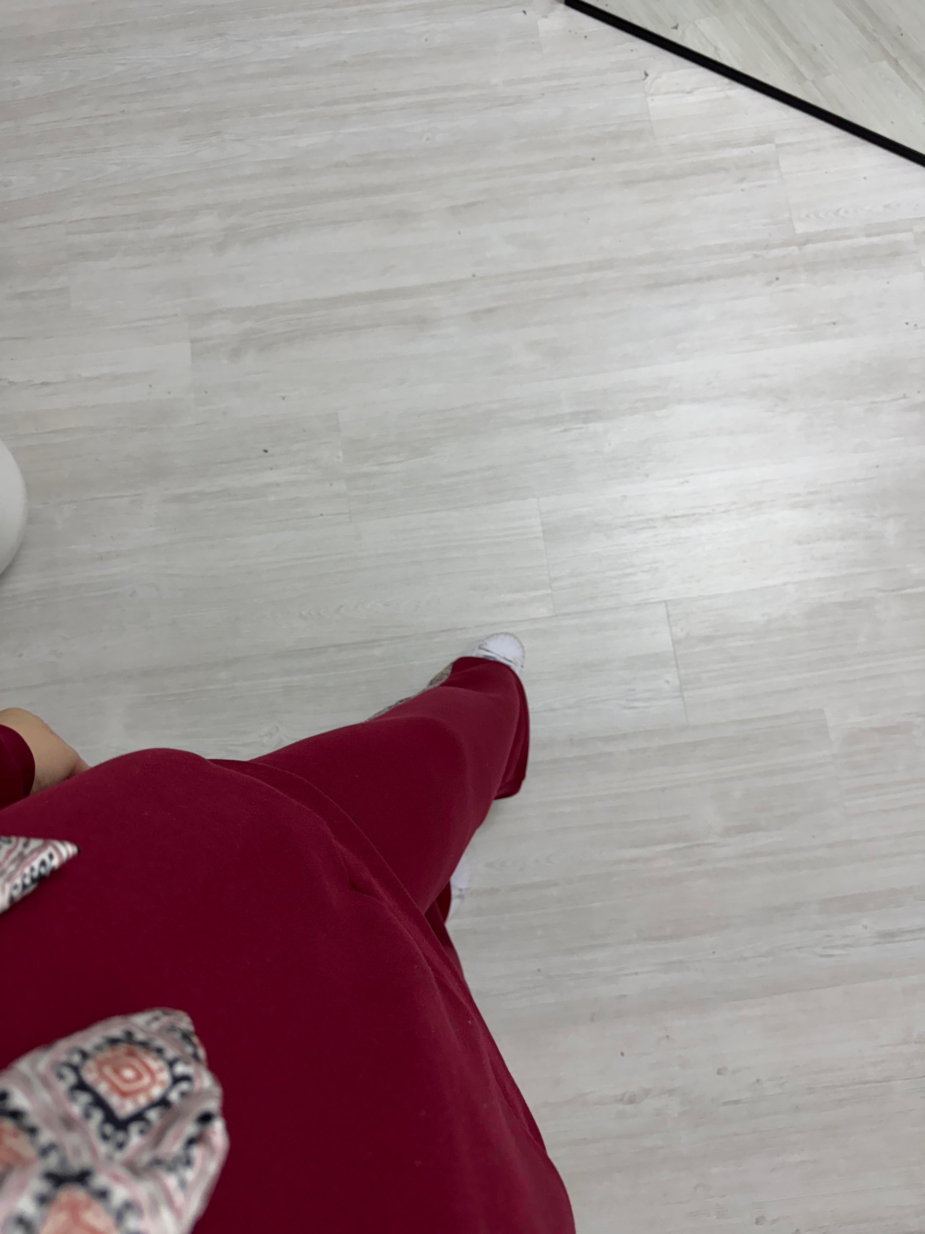 Poli Şardonlu Flarlı Takım Bordo