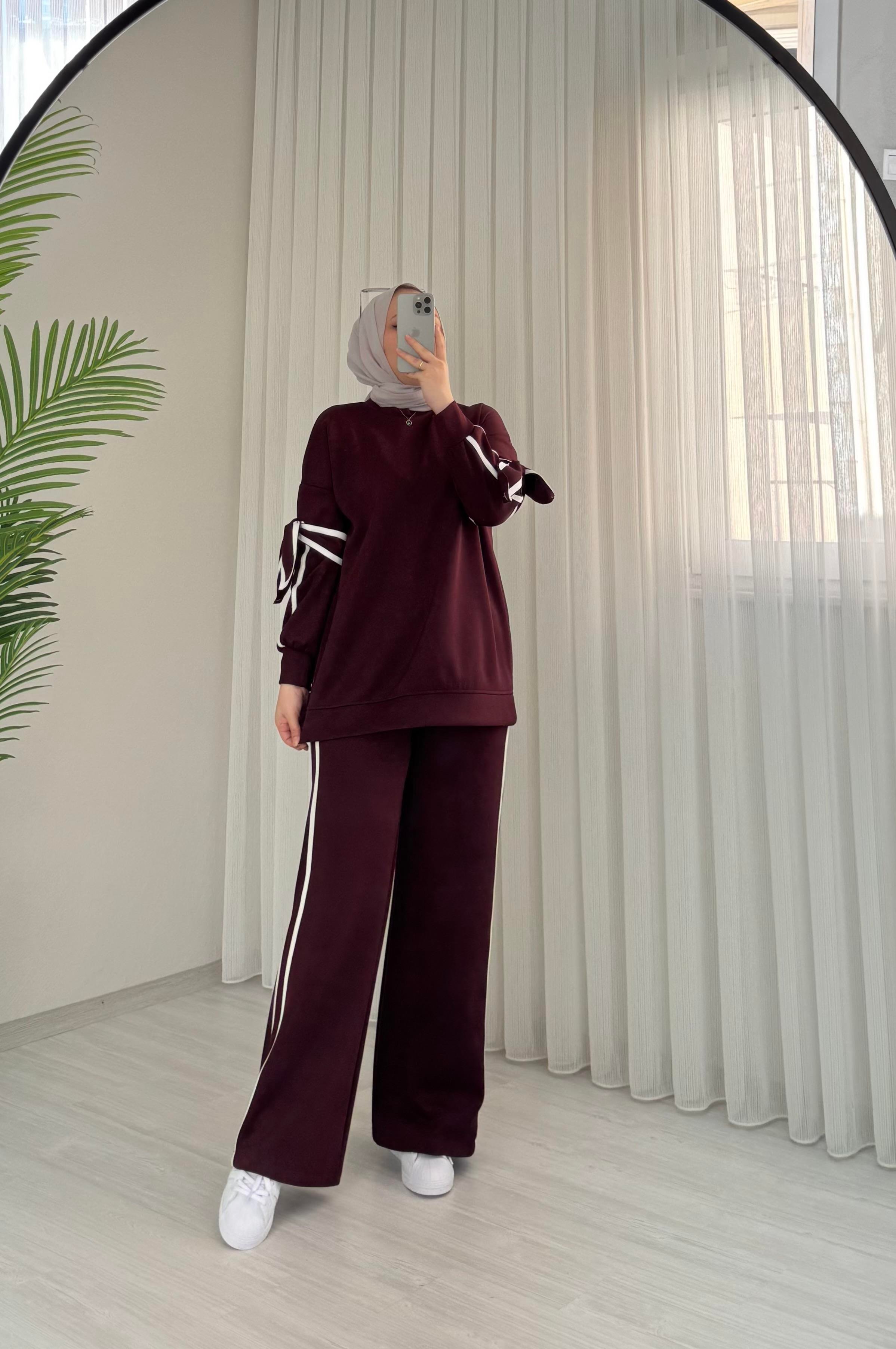 Poli Scuba Kolu Fiyonk Takım Bordo