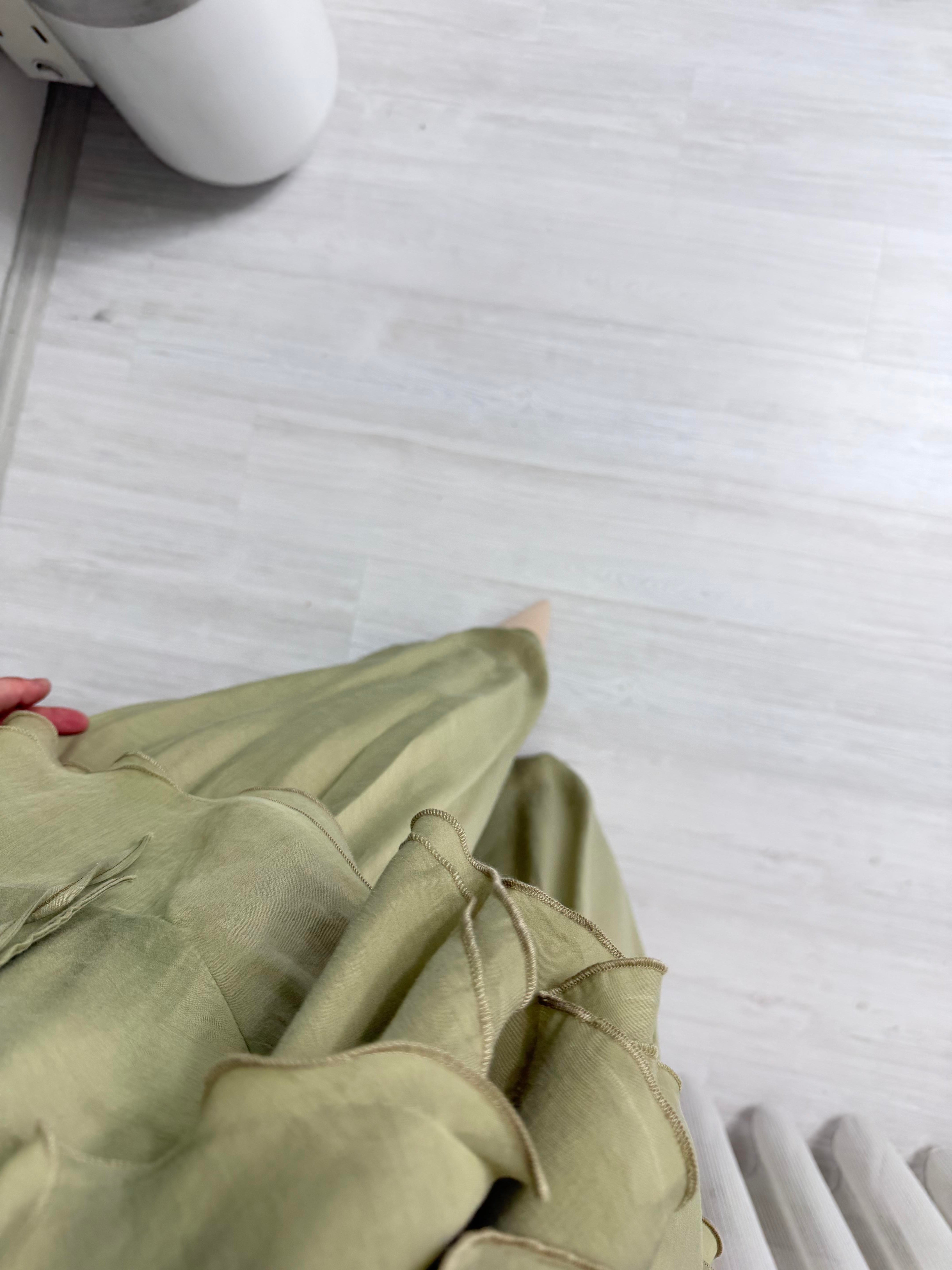 Poli Vual Pantolon Lu Astarlı Takım Haki