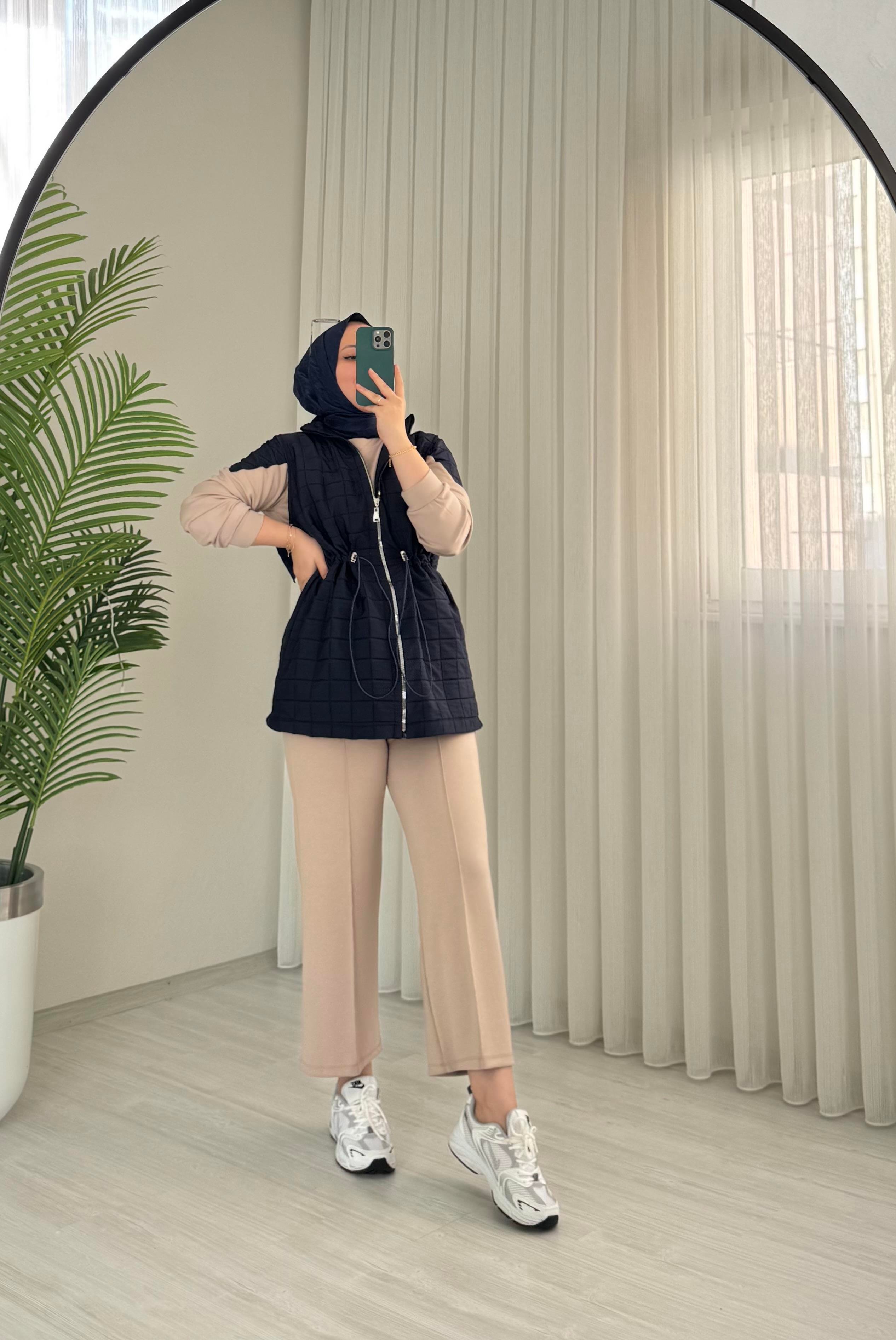 Qup Armani Kaputone 3 Lü Takım Lacivert