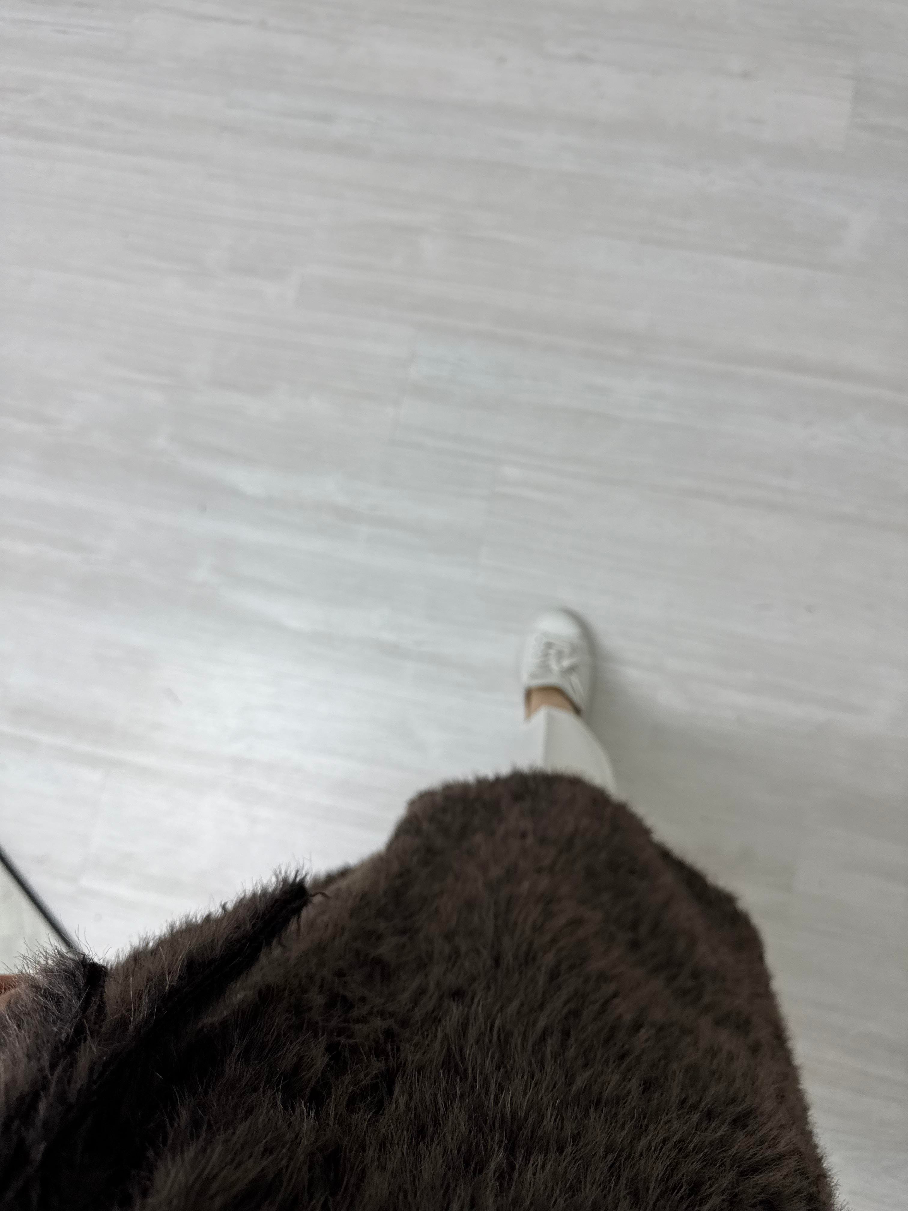 Qup Çantalı Kürk Yelek Kahve