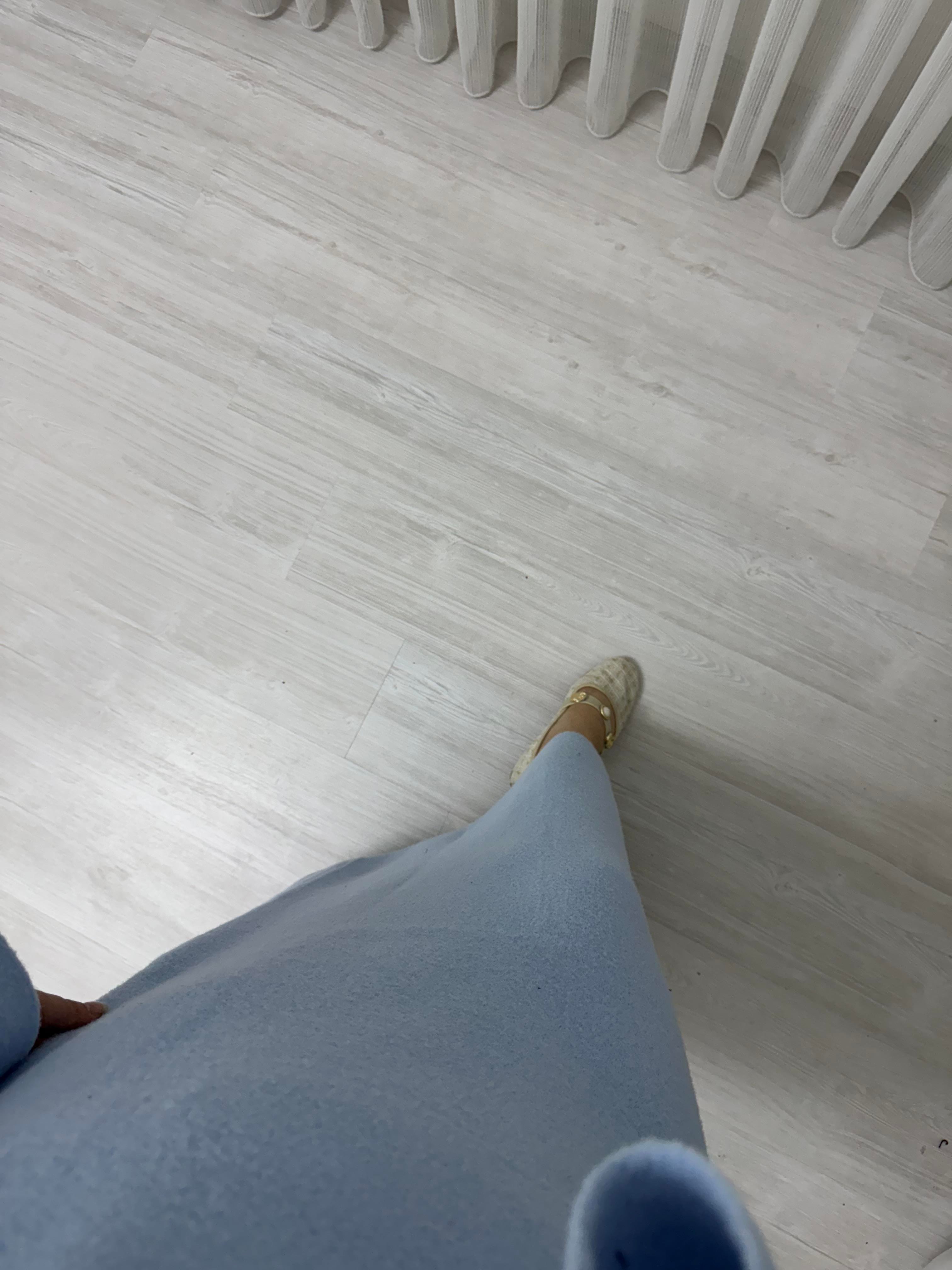 Qup Keçi Sakal Kumaş Elbise Mavi