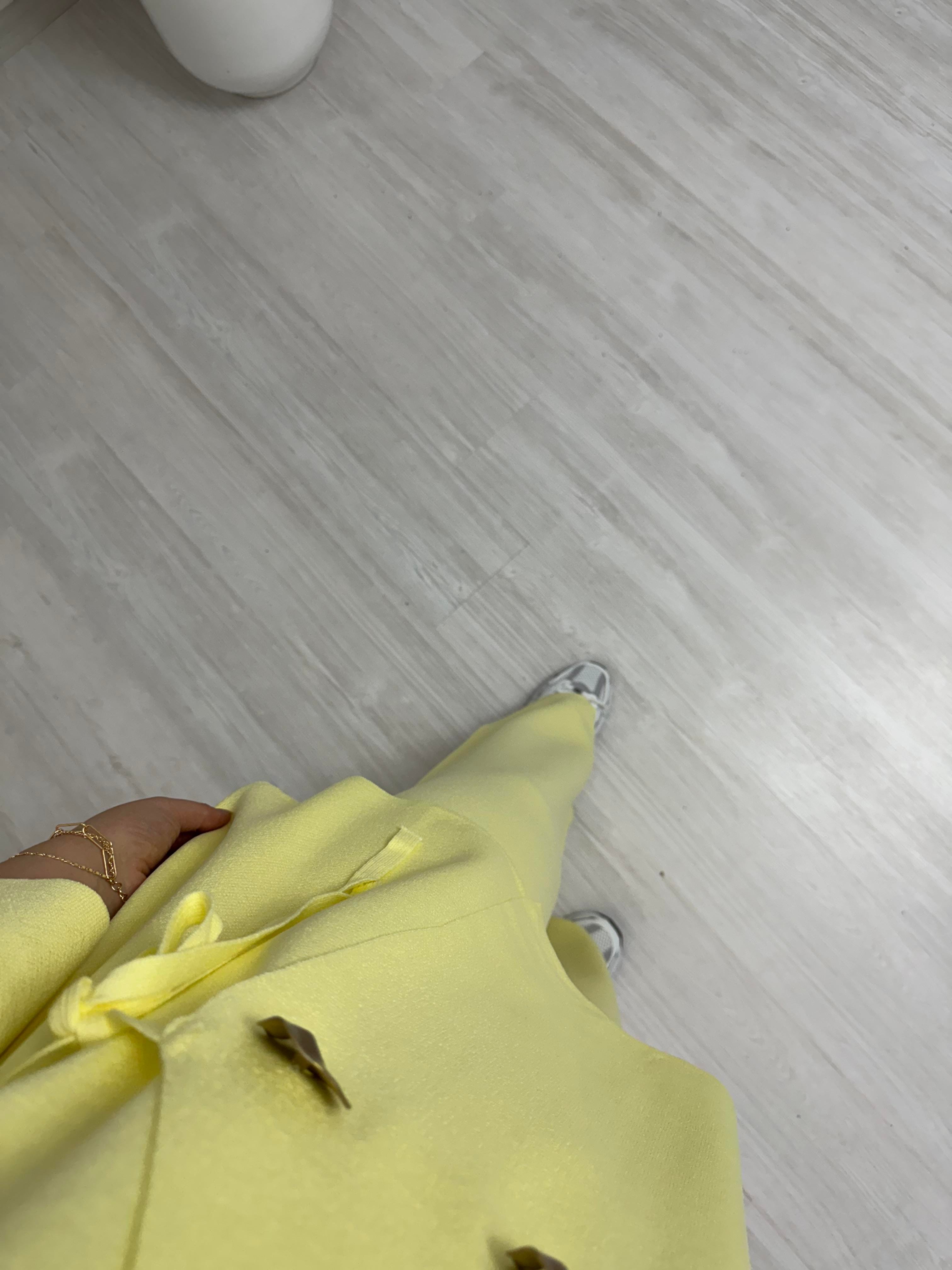 Qup Lyon Merserize Bağlamalı Takım Sarı