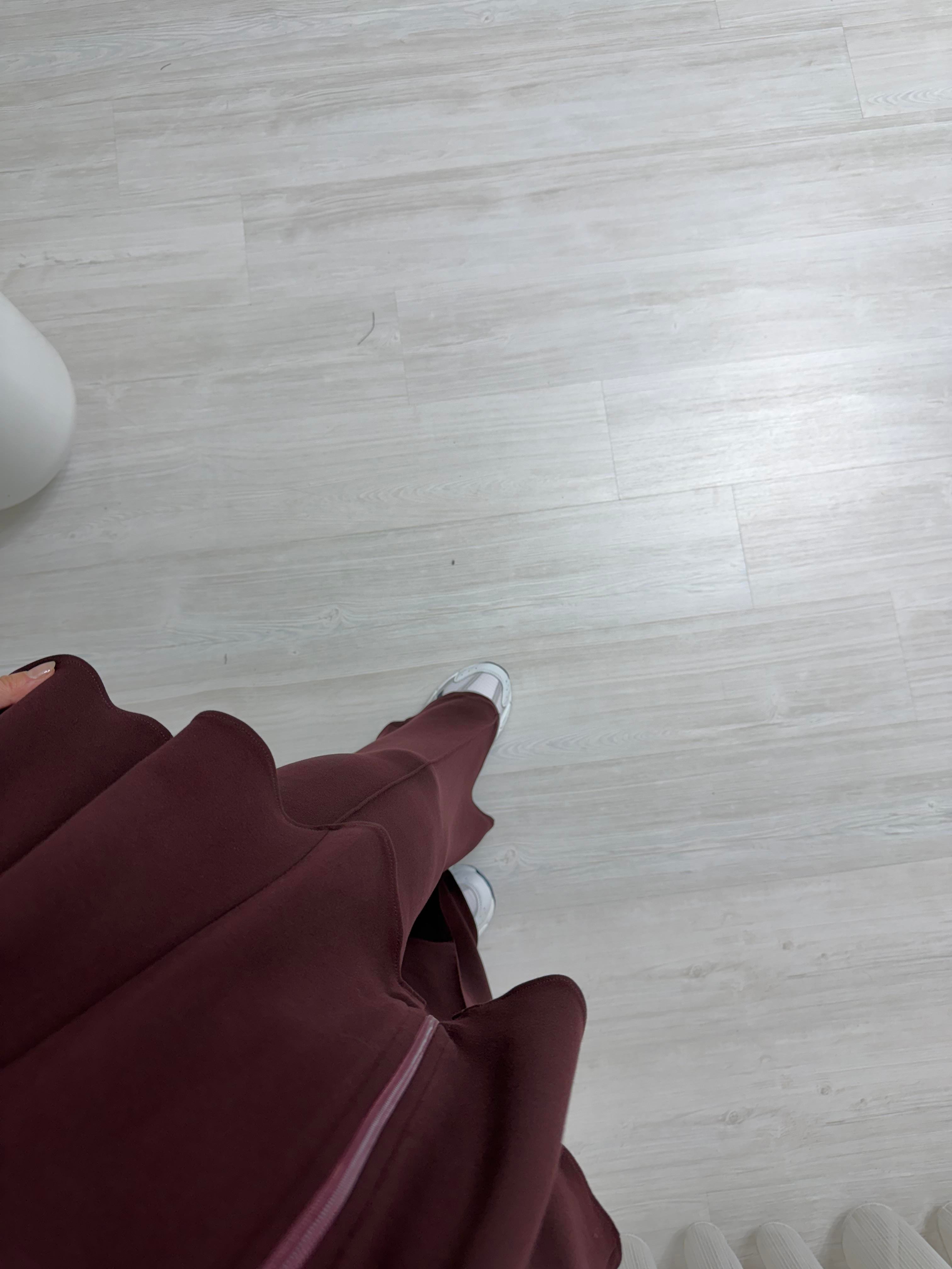 Qup Melisa Pantalonlu Oyşho Takım Bordo