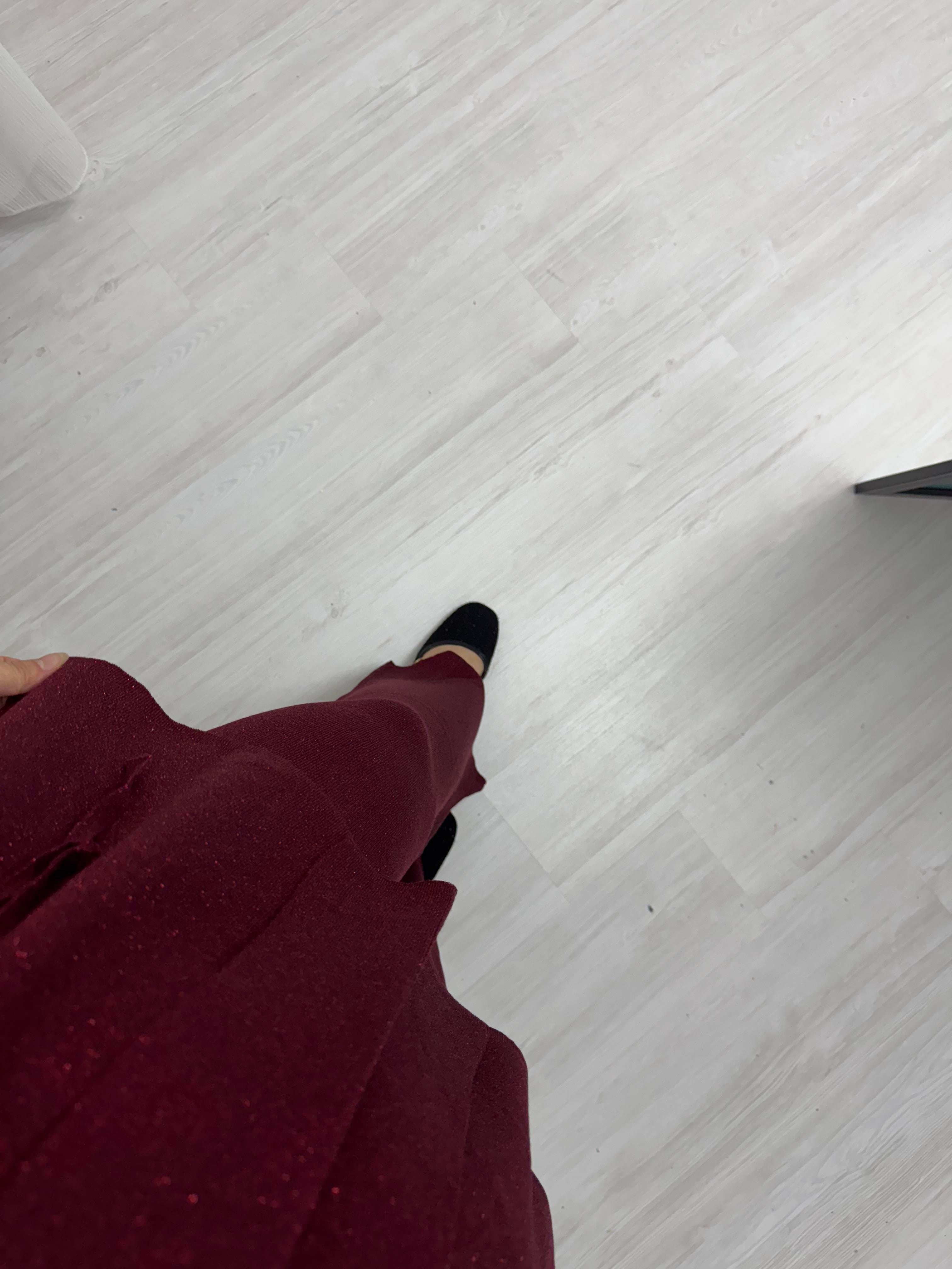 Qup Vitoria Simli Takım Bordo