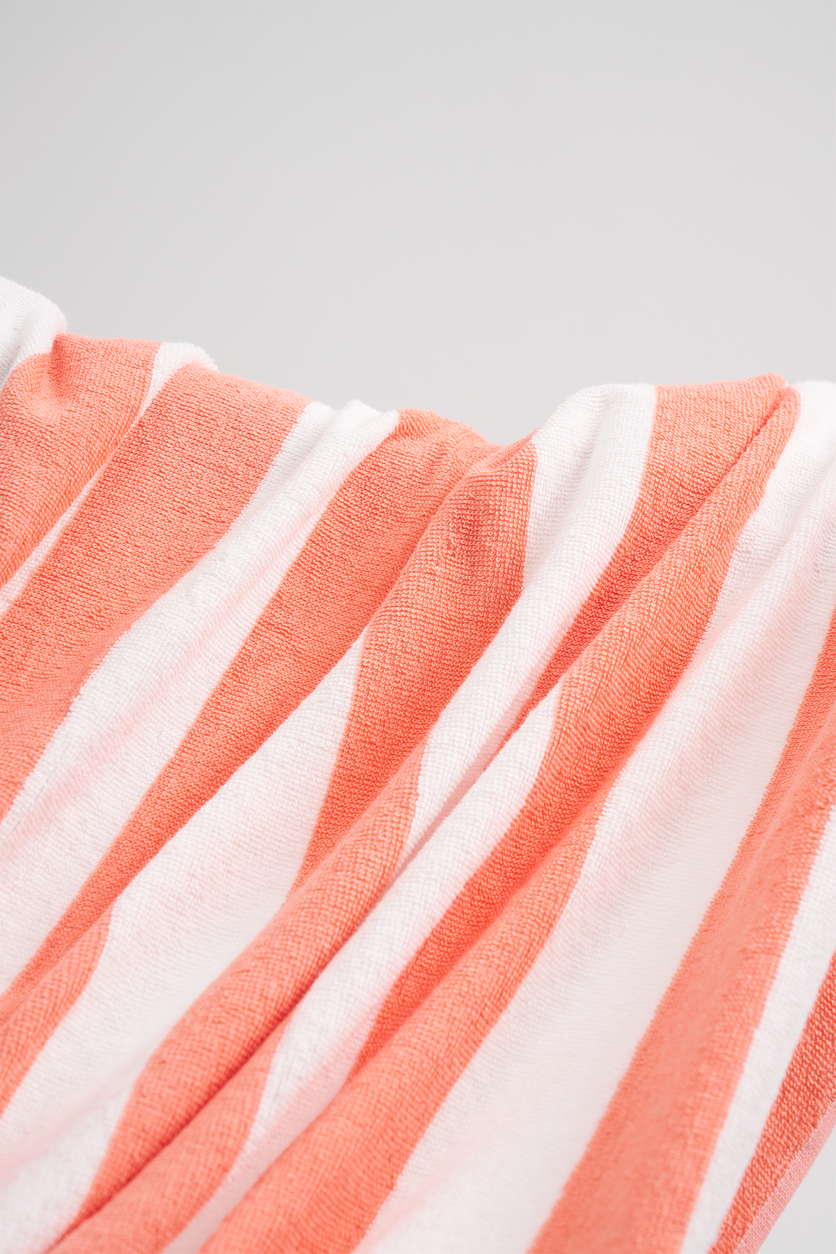 100% Pamuk Sunset Glow Cizgili Plaj Havlusu - Havuz Havlusu - Beach Towel - 95x145cm