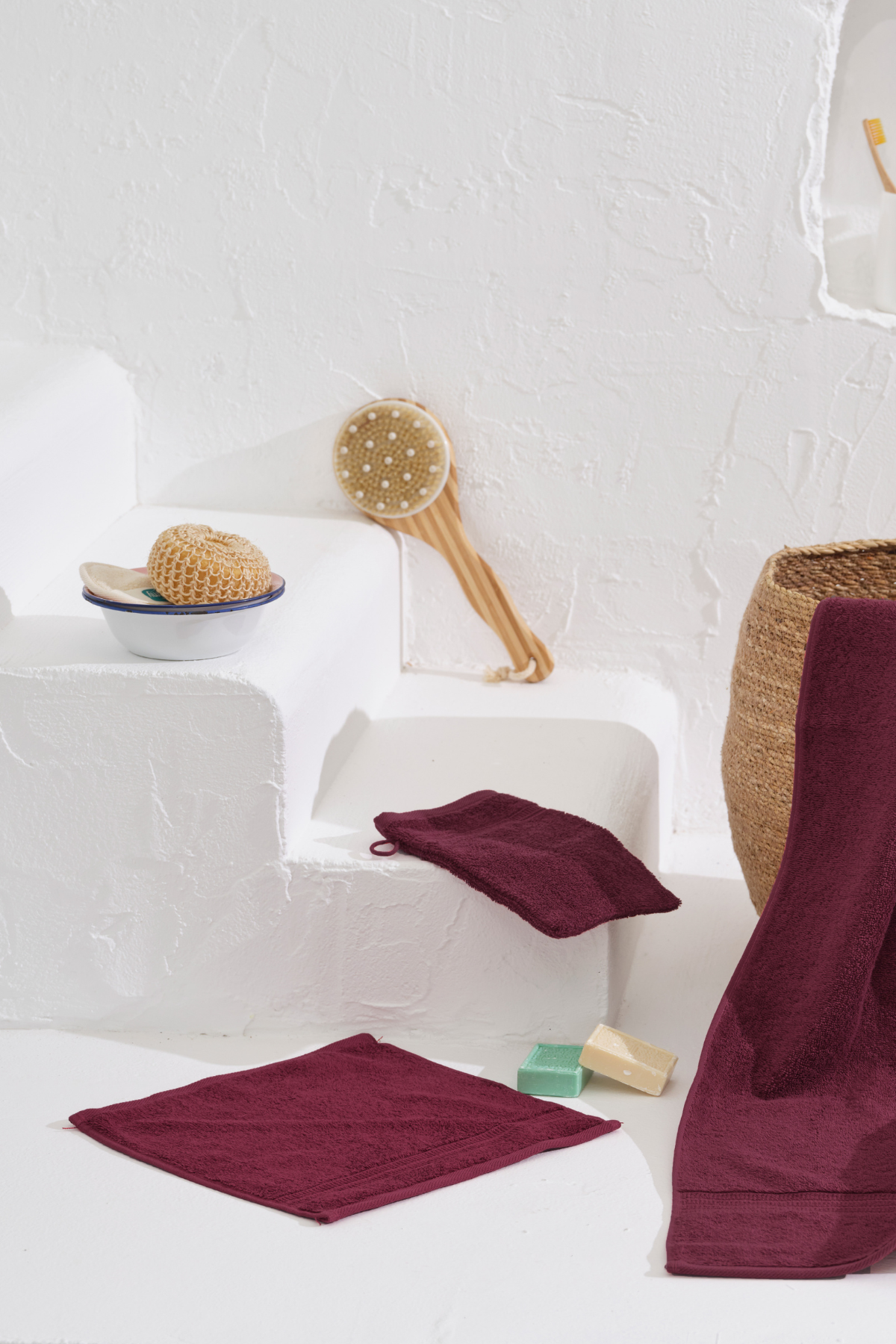 Homelover %100 Pamuk Ekstra Yumuşak Premium Banyo Kesesi - Hamam Kesesi - Duş Kese Eldiveni - 10 Adet