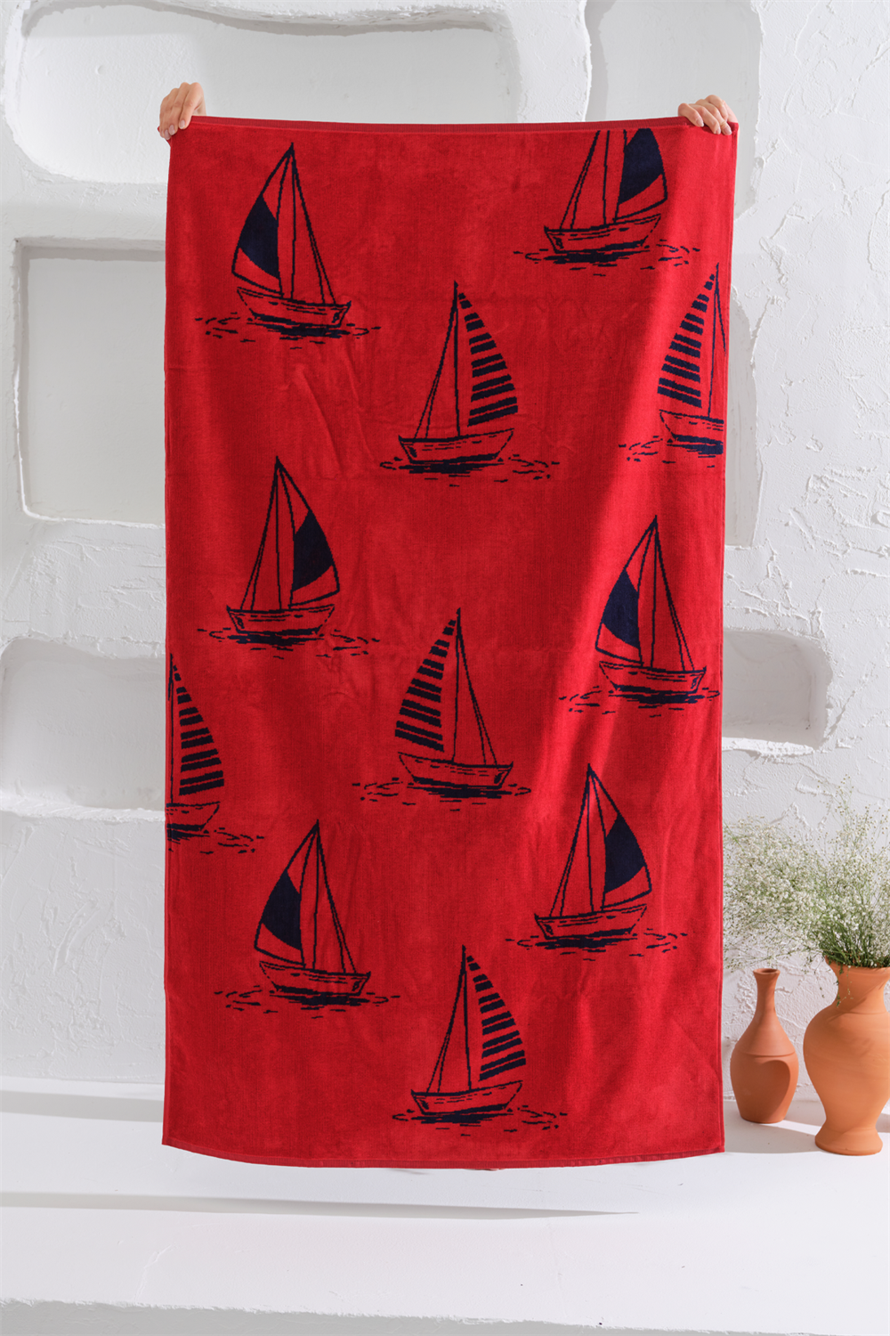 Homelover %100 Pamuk Kadife Plaj Deniz Havlusu 90x160