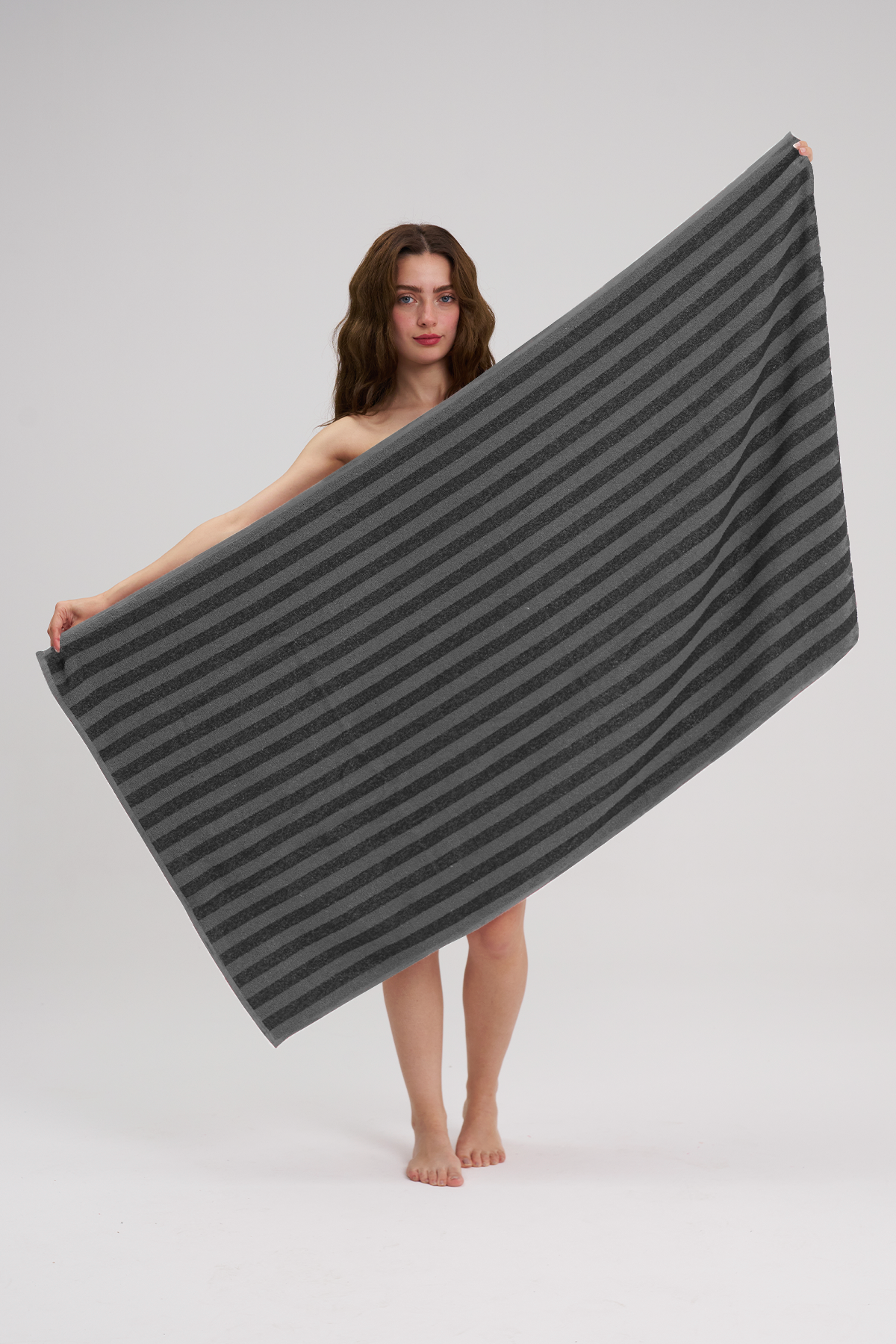 Homelover 100% Pamuk Palmiye Desenli Plaj Havlusu - Bordo Luce Scura Havuz Havlusu - 70x140cm