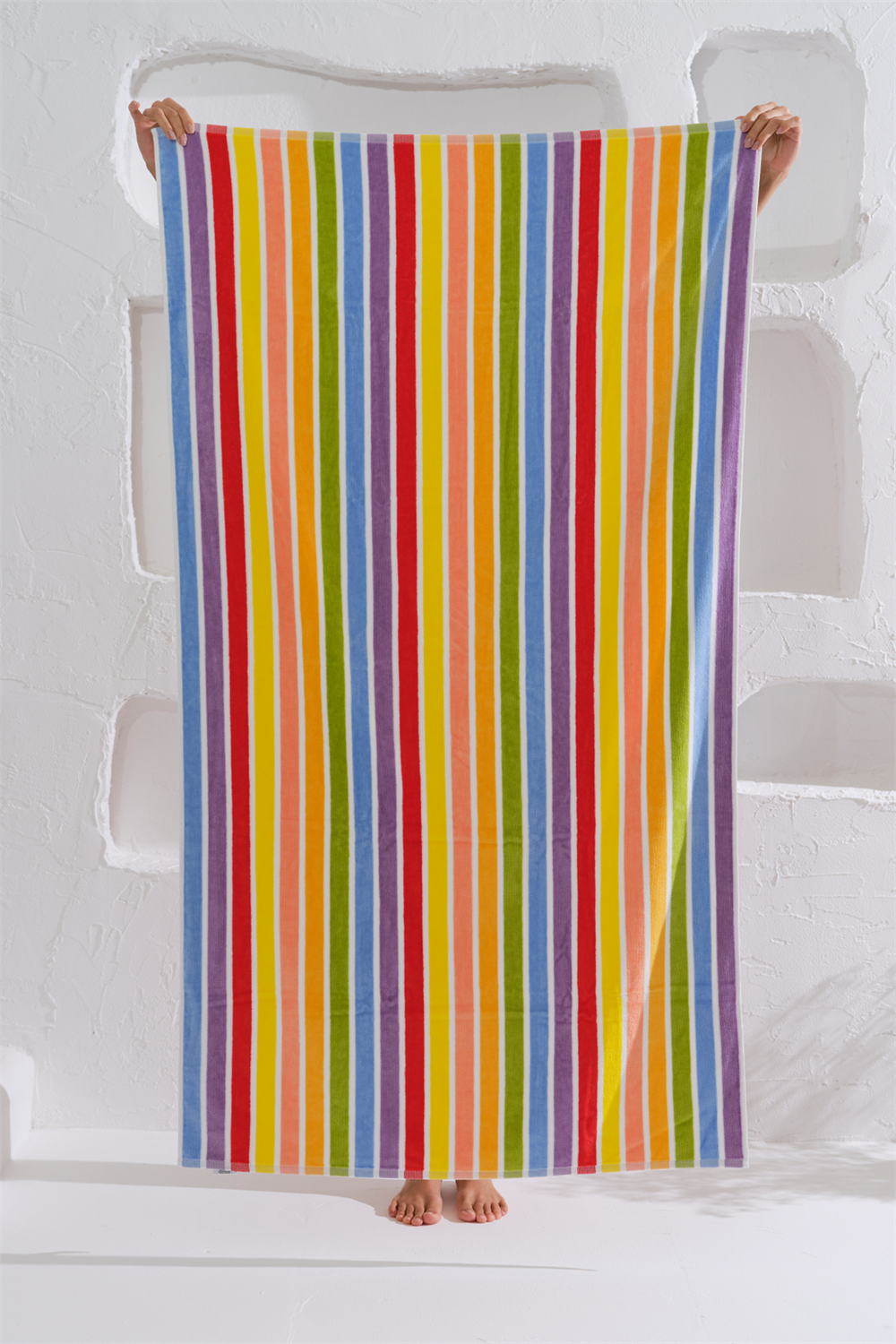 Homelover %100 Pamuk Plaj Deniz Havlusu Çizgili Beach 75x150