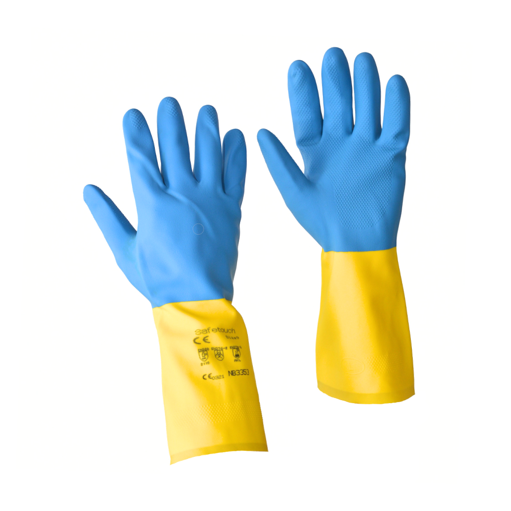 SAFETOUCH NB3353 MAVI SARI KIMYASAL ELDIVEN