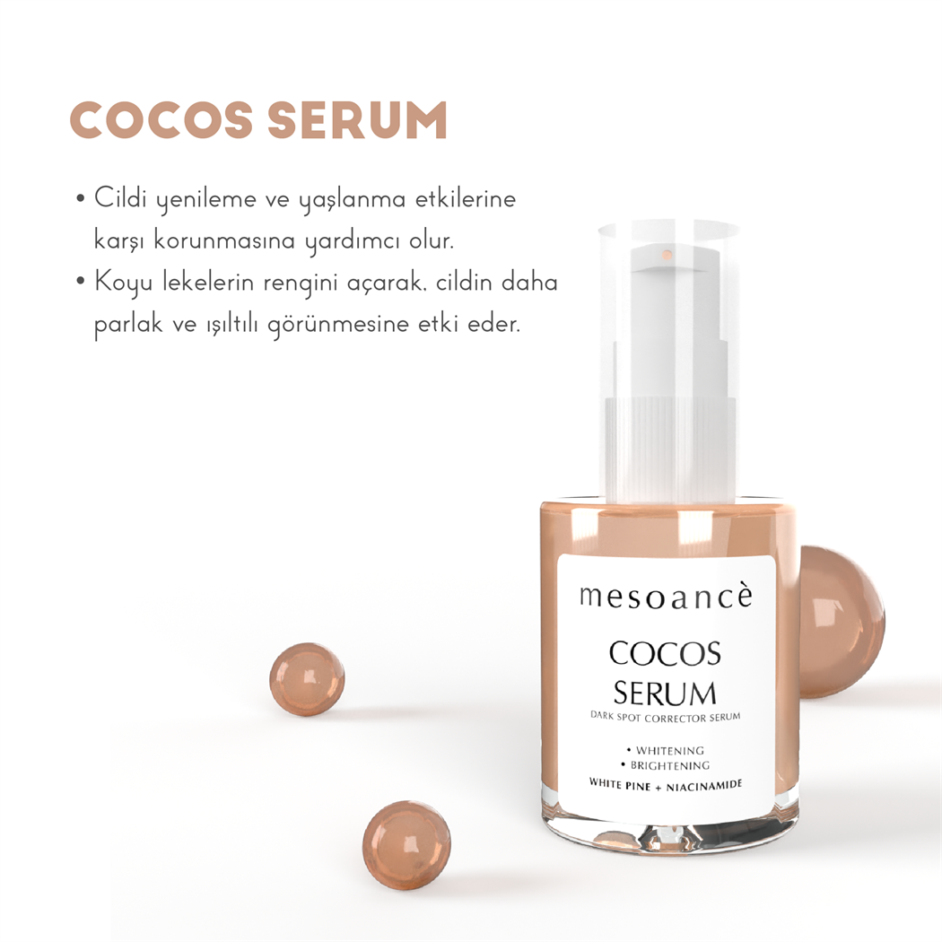 Cocos Dark Spot Corrector Niacinamide Leke Giderici Renk Eşitleyici Serum 30ML