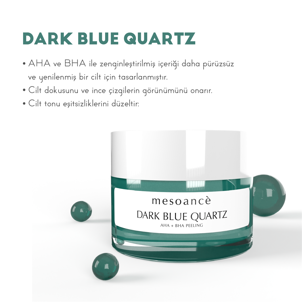 Dark Blue Quartz Aha-Bha Arındırıcı-Sebum Dengeleyici Peeling 50ML