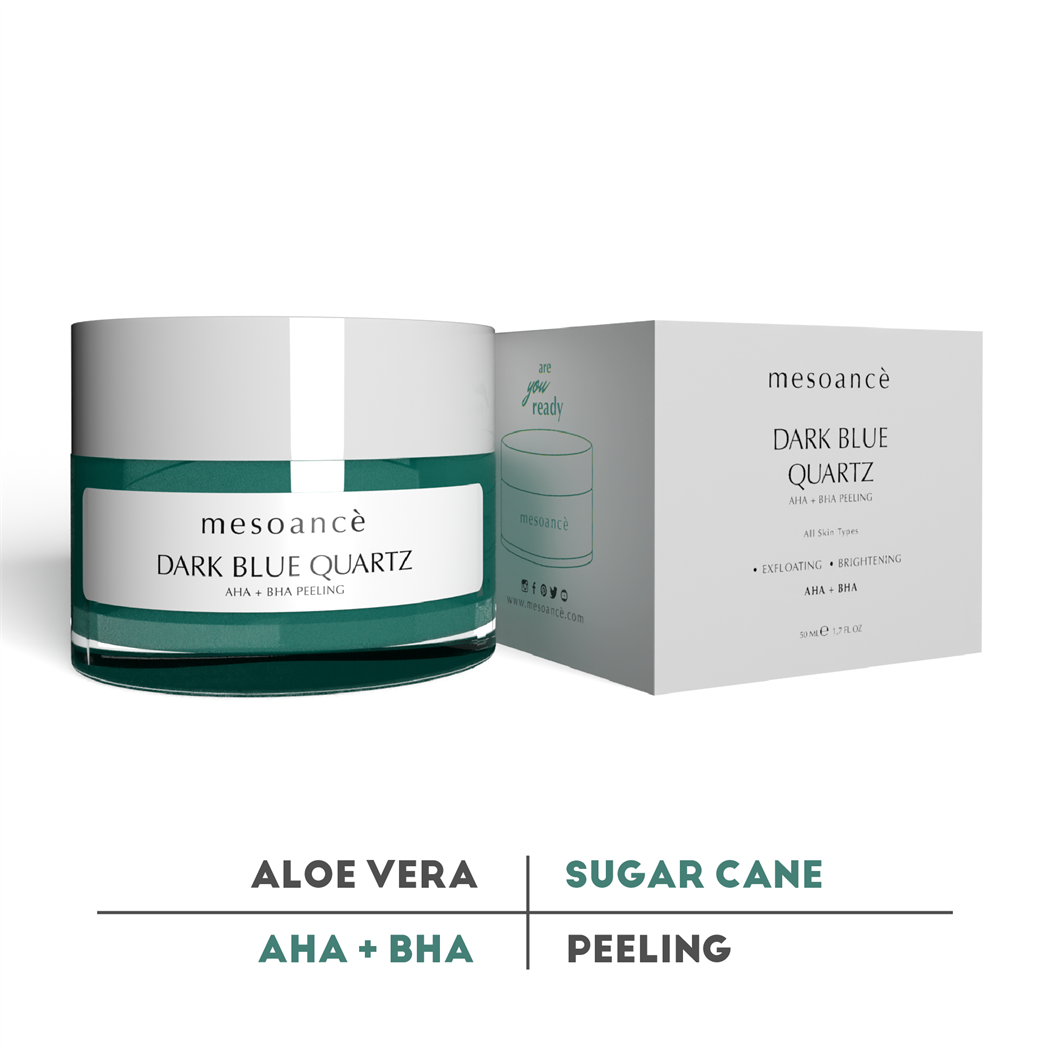 Dark Blue Quartz Aha-Bha Arındırıcı-Sebum Dengeleyici Peeling 50ML