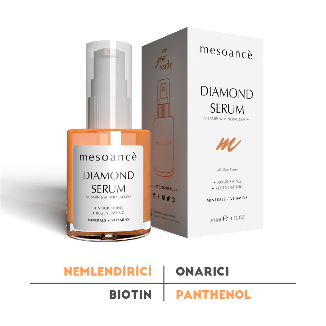 Diamond B5 Vitamini Nemlendirici-Onarıcı Besleyici Serum 30ML