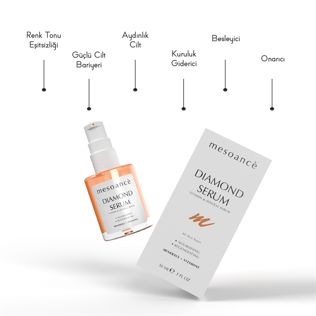 Diamond B5 Vitamini Nemlendirici-Onarıcı Besleyici Serum 30ML