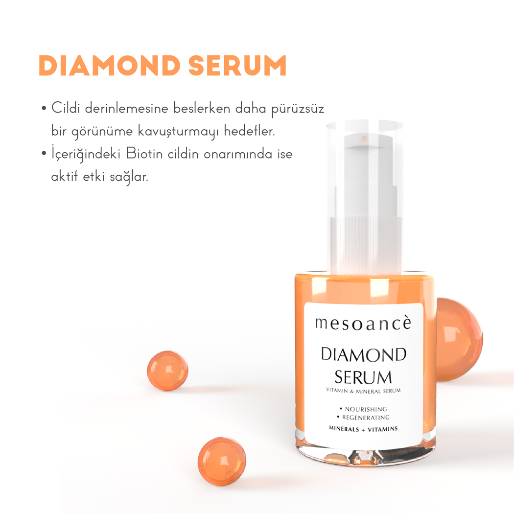 Diamond B5 Vitamini Nemlendirici-Onarıcı Besleyici Serum 30ML