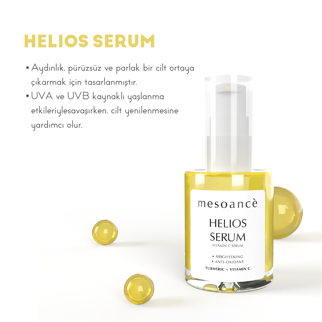 Helios C Vitaminli Leke & Akne Karşıtı Antioksidan Serum  30 ml