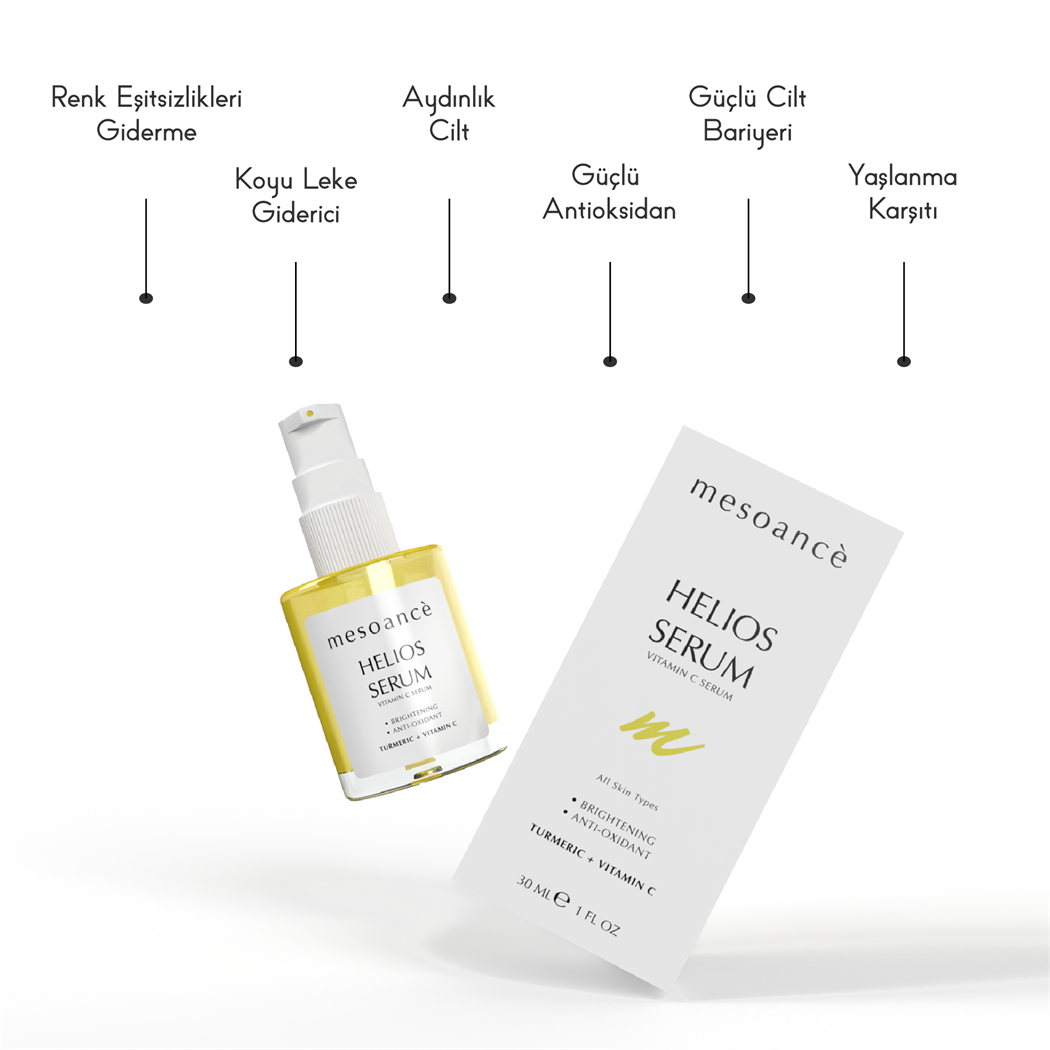 Helios C Vitaminli Leke & Akne Karşıtı Antioksidan Serum  30 ml