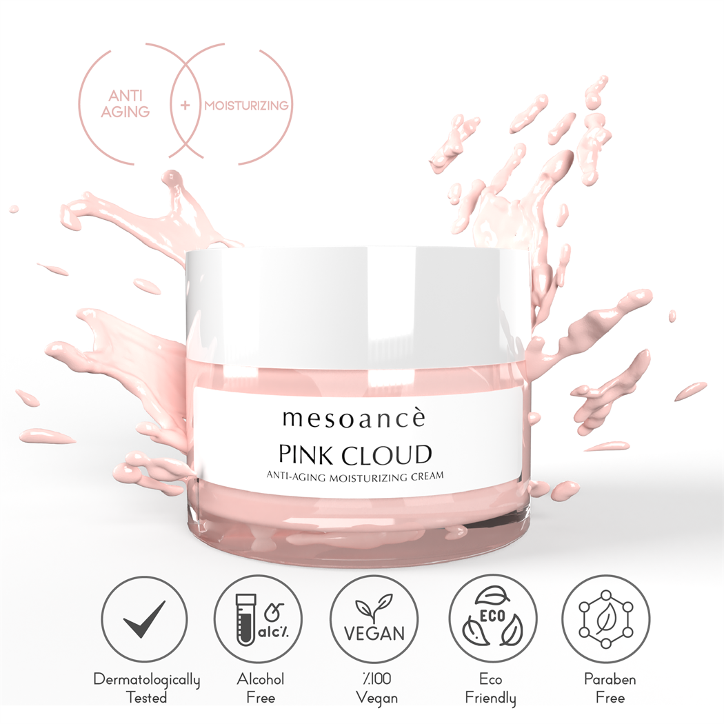 Pink Cloud  Yaşlanma Karşıtı Nemlendirici Yüz Bakım Kremi  50 ml
