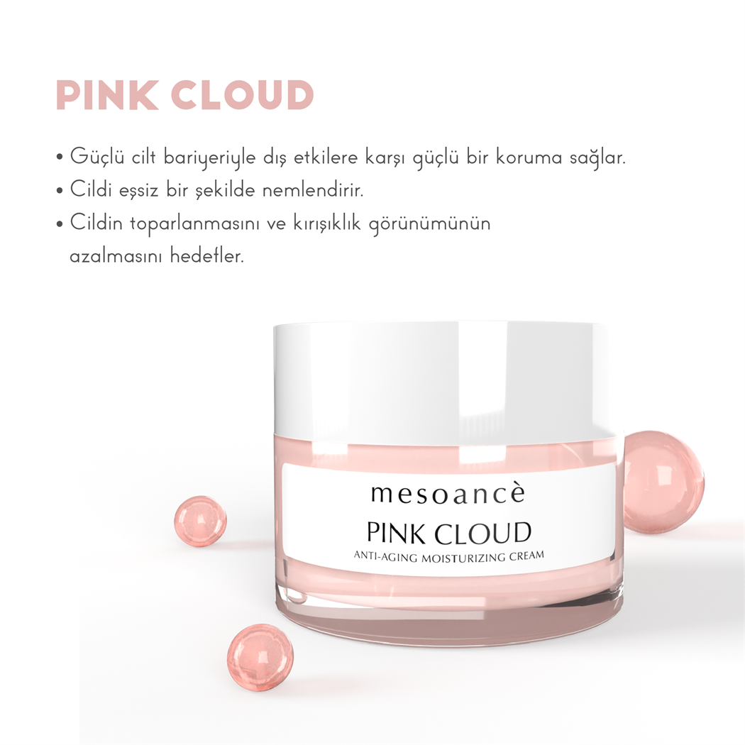 Pink Cloud  Yaşlanma Karşıtı Nemlendirici Yüz Bakım Kremi  50 ml