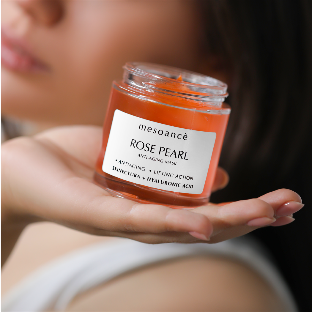 Rose Pearl Vegan Gözenekleri Sıkılaştırıcı Kolajen Yüz Maskesi 100ML